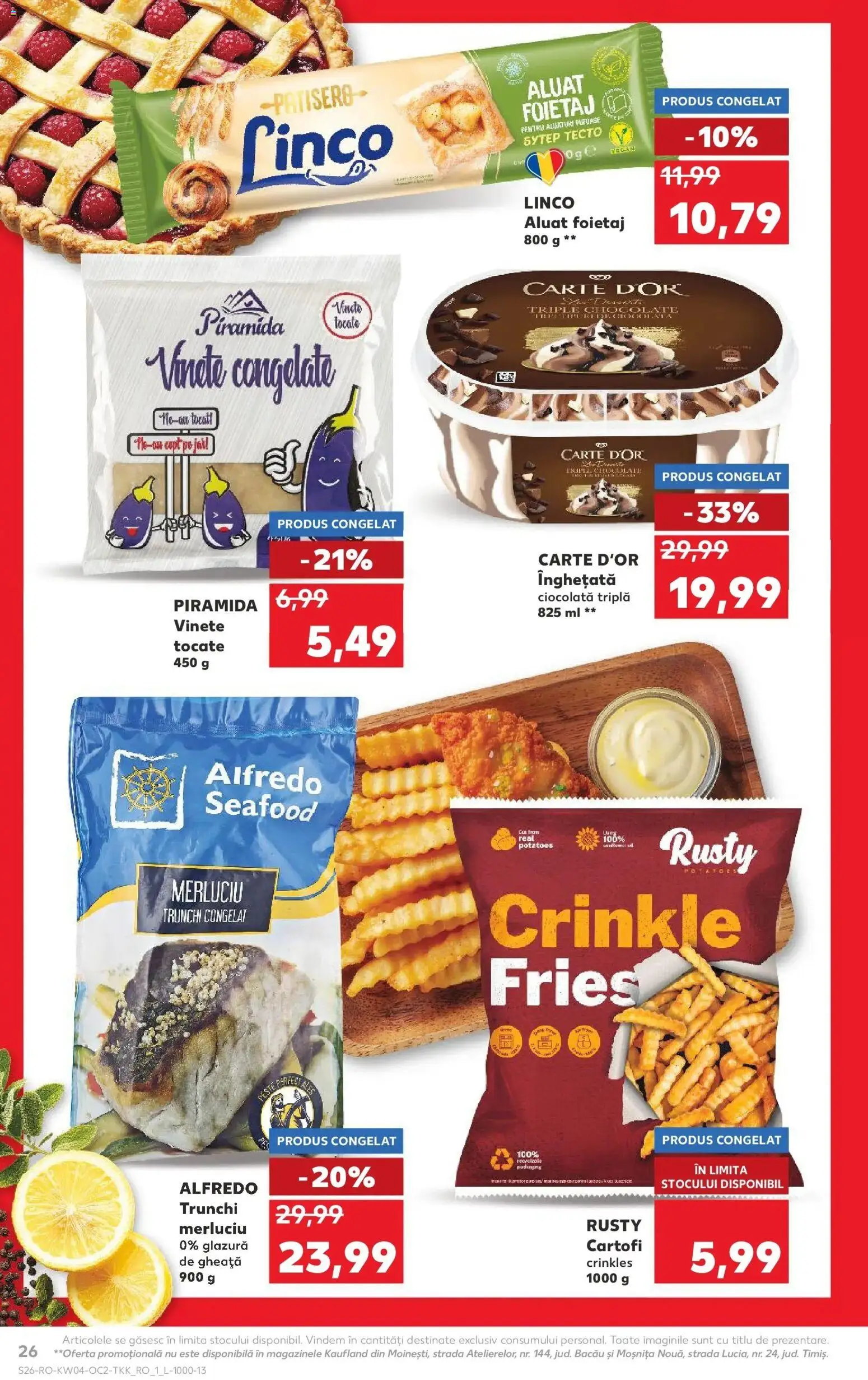 Catalog Kaufland 21 - 26 Ianuarie 2026 | Pagina 26 | Produse: Foietaj, Aluat, Ciocolată, Cartofi