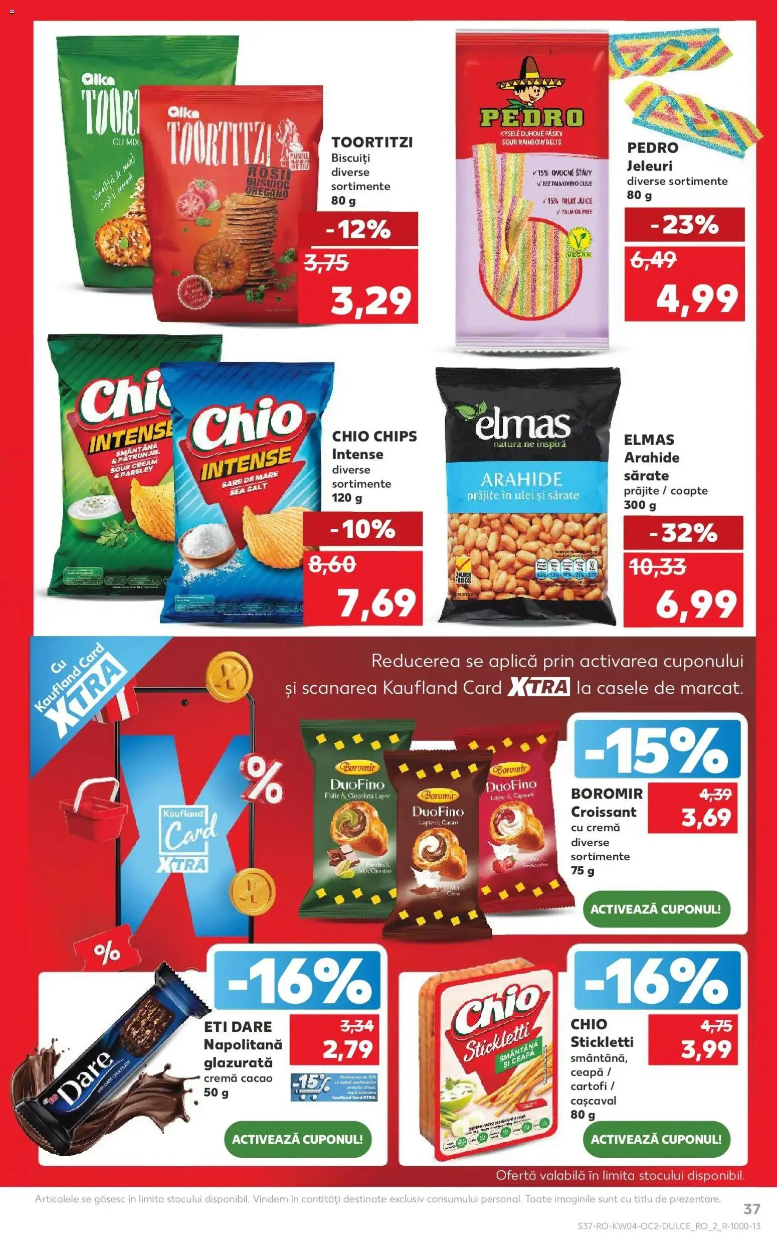 Catalog Kaufland 21 - 26 Ianuarie 2026 | Pagina 37 | Produse: Cașcaval, Cacao, Biscuiți, Jeleuri