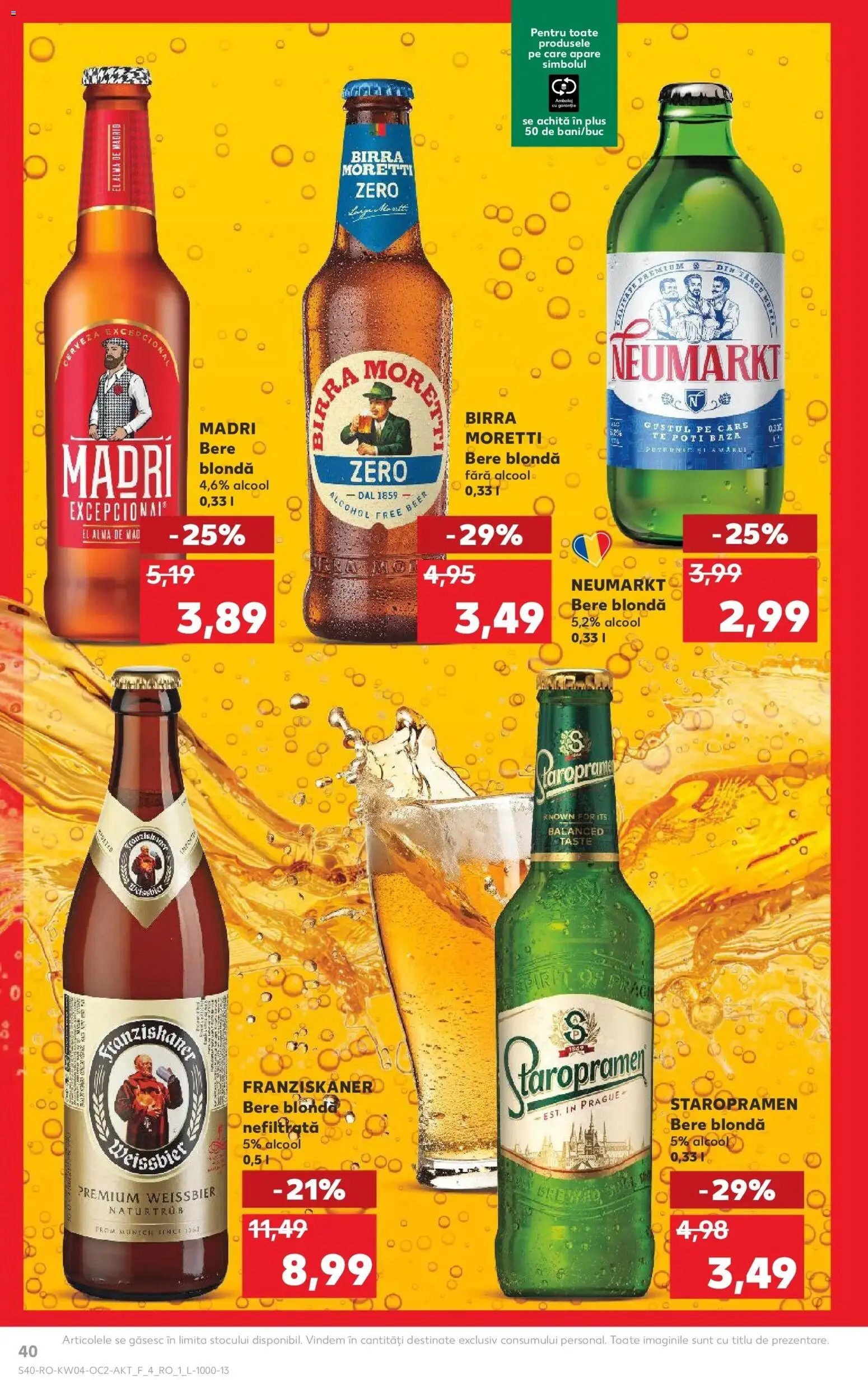 Catalog Kaufland 21 - 26 Ianuarie 2026 | Pagina 40 | Produse: Bere