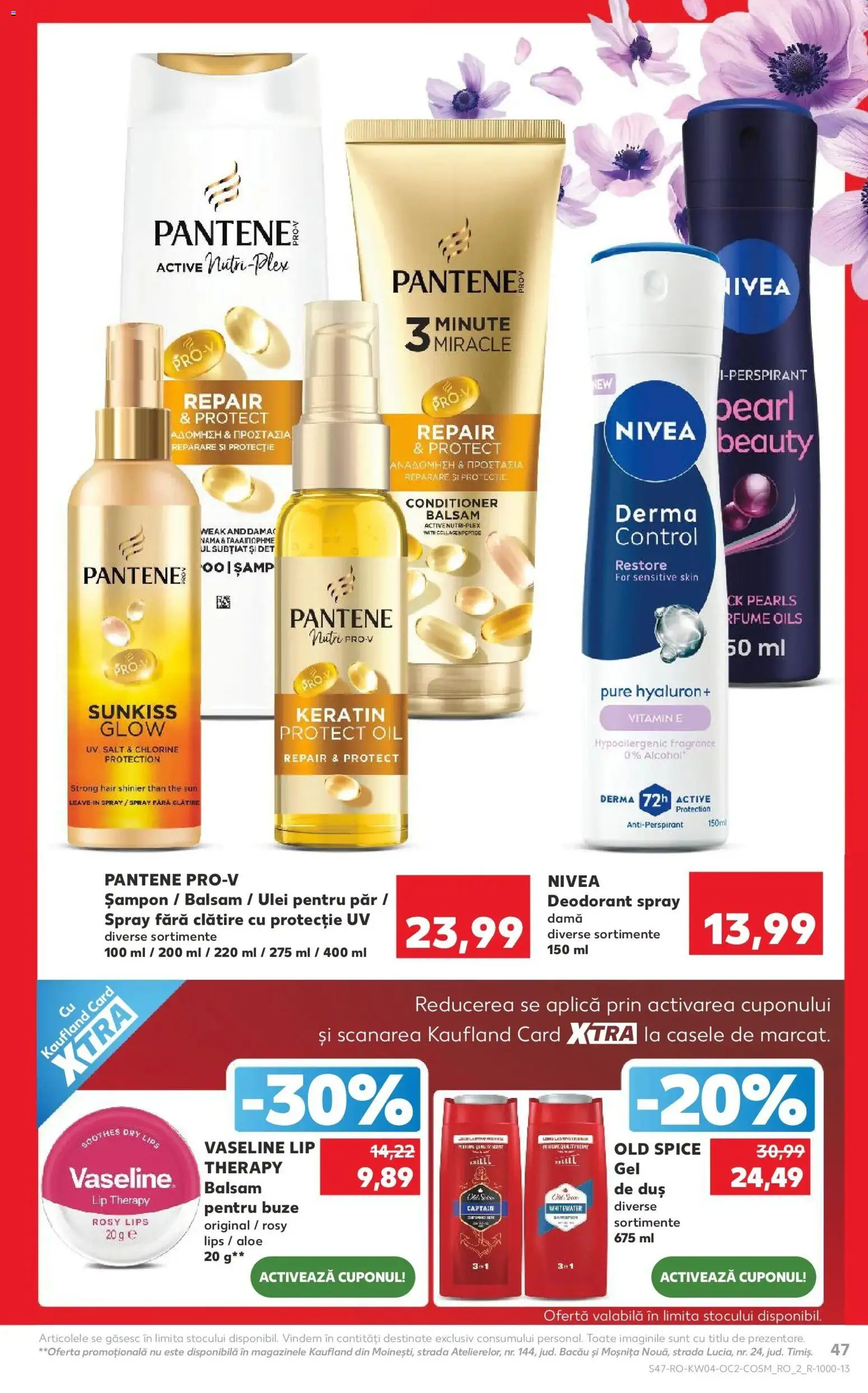Catalog Kaufland 21 - 26 Ianuarie 2026 | Pagina 47 | Produse: Kısırlaştırılmış Kedi Maması, Șampon, Gel de duș, Deodorant