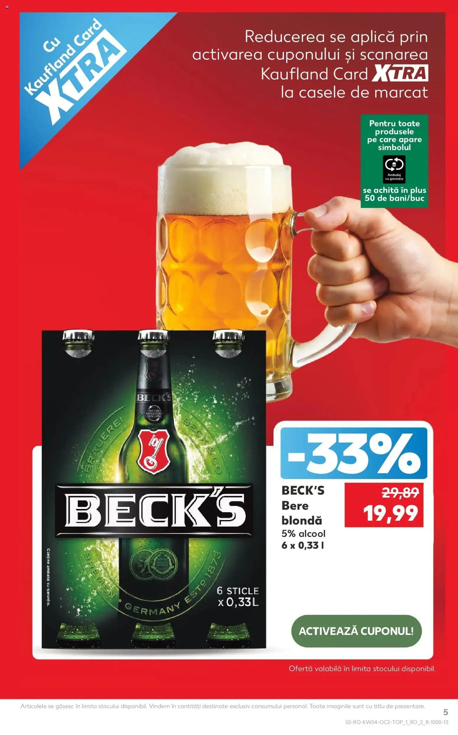 Catalog Kaufland 21 - 26 Ianuarie 2026 | Pagina 5 | Produse: Bere