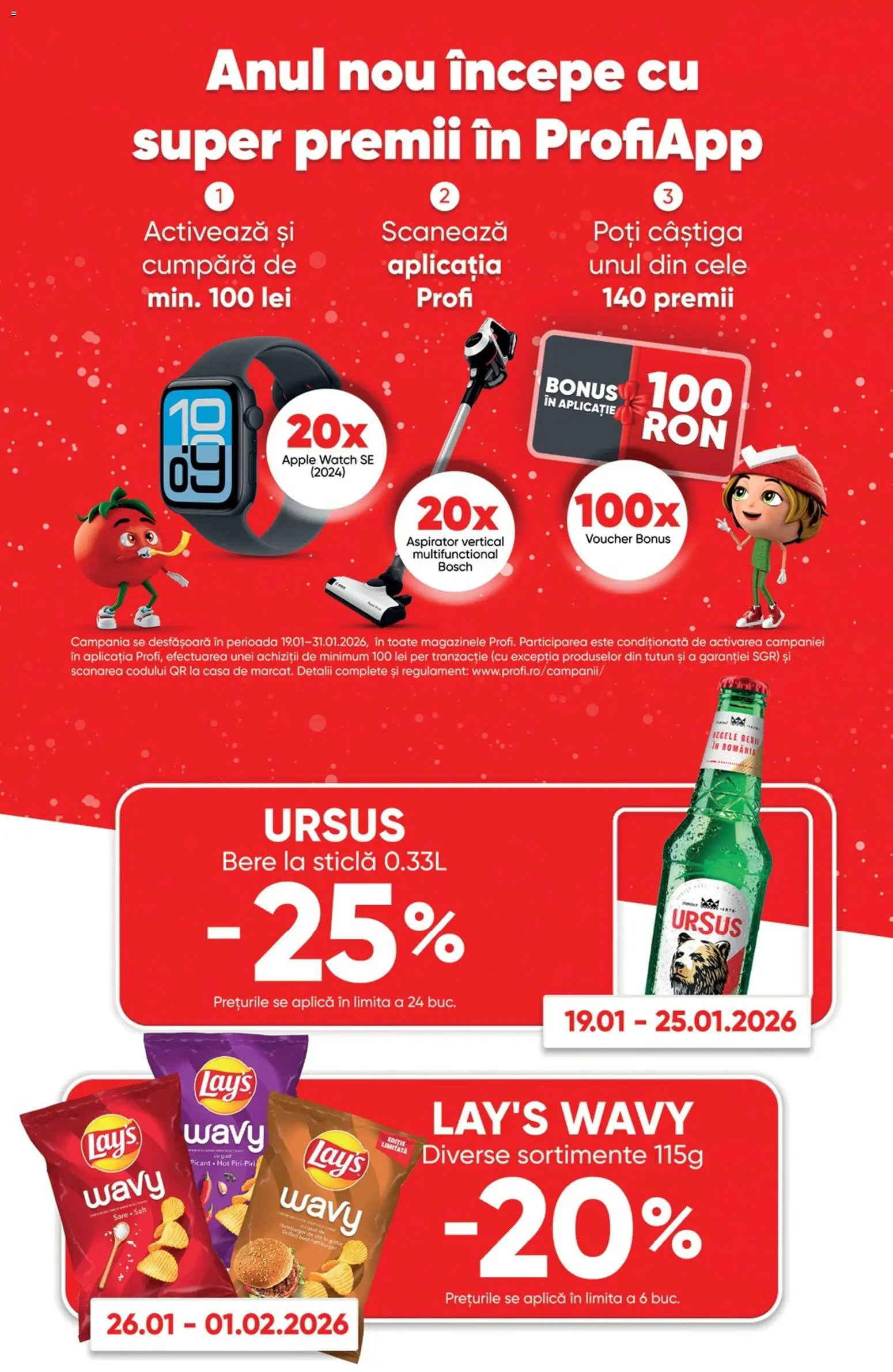 Catalog Profi 21 Ianuarie - 2 Februarie 2026 | Pagina 11 | Produse: Aspirator, Apple, Bere, Burger