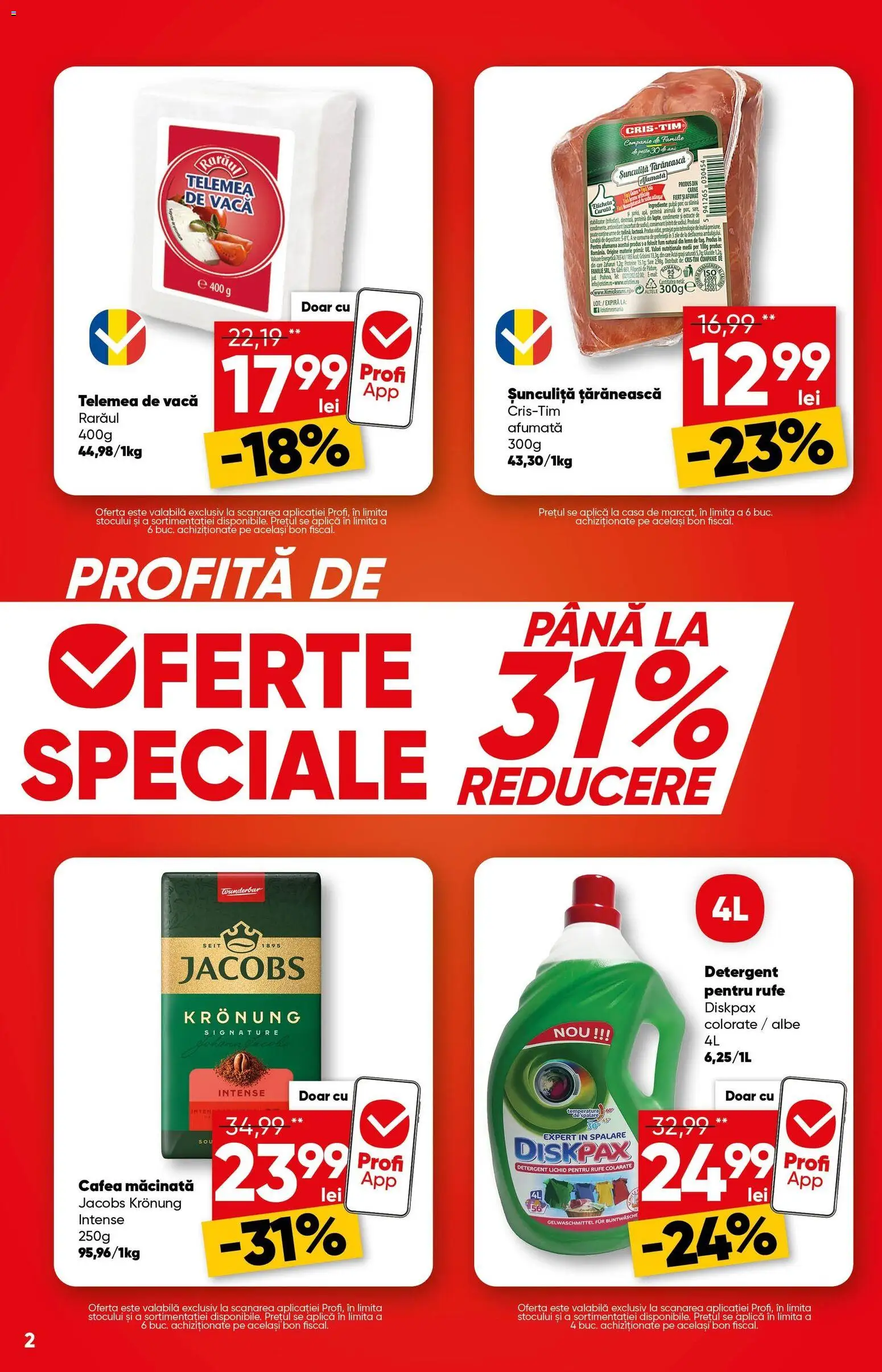 Catalog Profi 21 Ianuarie - 2 Februarie 2026 | Pagina 2 | Produse: Masaüstü kılıfı, Köpek çiti, Condimente, Sare
