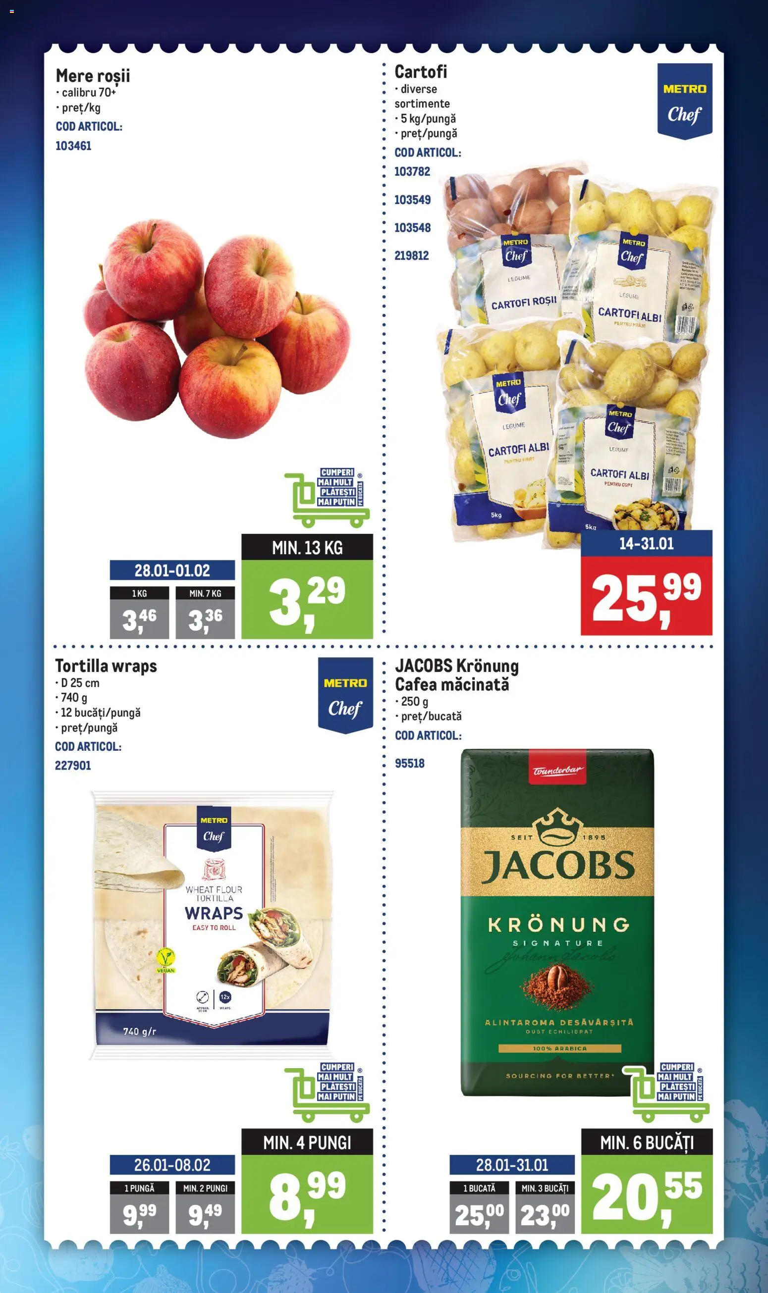 Catalog METRO 26 - 31 Ianuarie 2026 | Pagina 2 | Produse: Cafea, Roșii, Cartofi, Legume