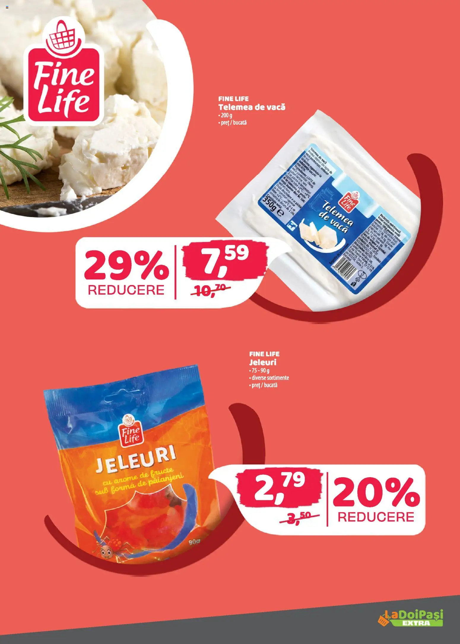 Catalog La Doi Pași 8 - 30 Ianuarie 2026 | Pagina 13 | Produse: Șal, Lapte, Fructe, Jeleuri