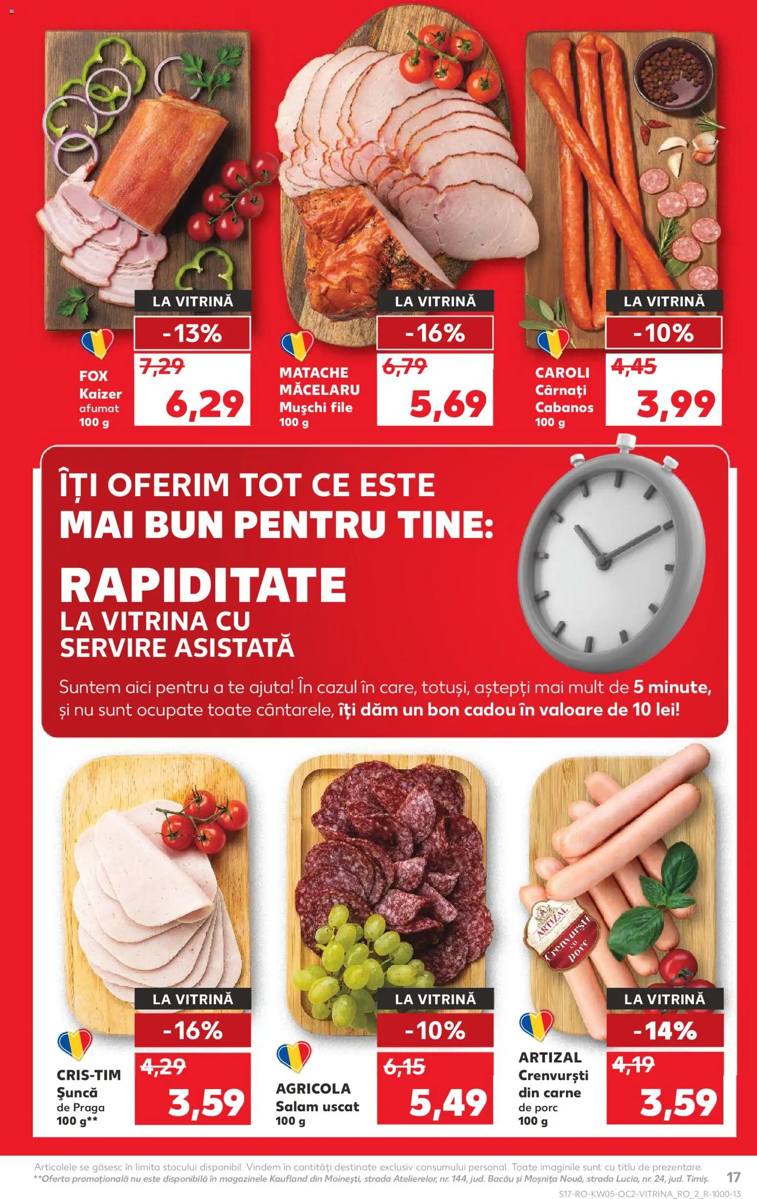 Catalog Kaufland 28 Ianuarie - 2 Februarie 2026 | Pagina 17 | Produse: Vitrină, Salam, Șuncă, Cârnați