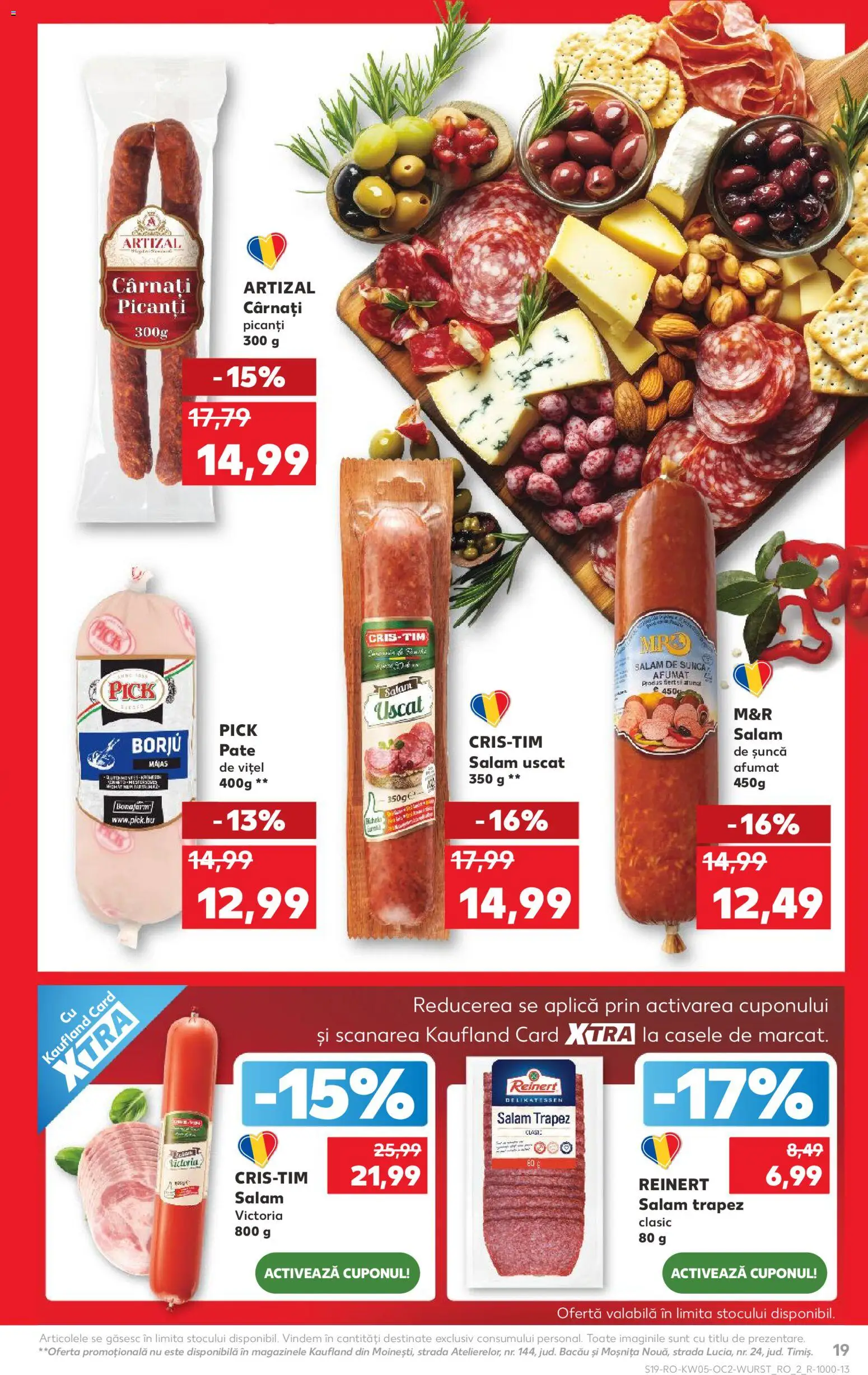 Catalog Kaufland 28 Ianuarie - 2 Februarie 2026 | Pagina 19 | Produse: Pate, Salam, Șuncă, Cârnați