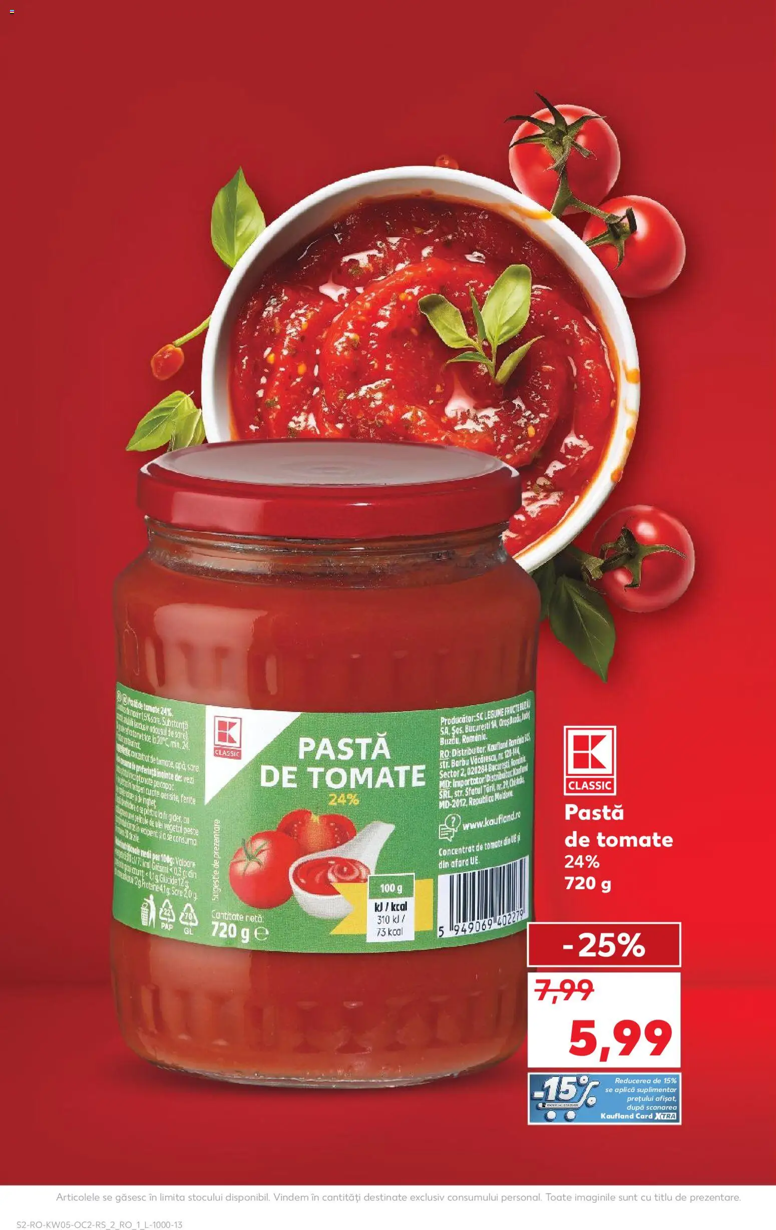 Catalog Kaufland 28 Ianuarie - 2 Februarie 2026 | Pagina 2 | Produse: Șal, Masaüstü kılıfı, Pastă de tomate, Pește