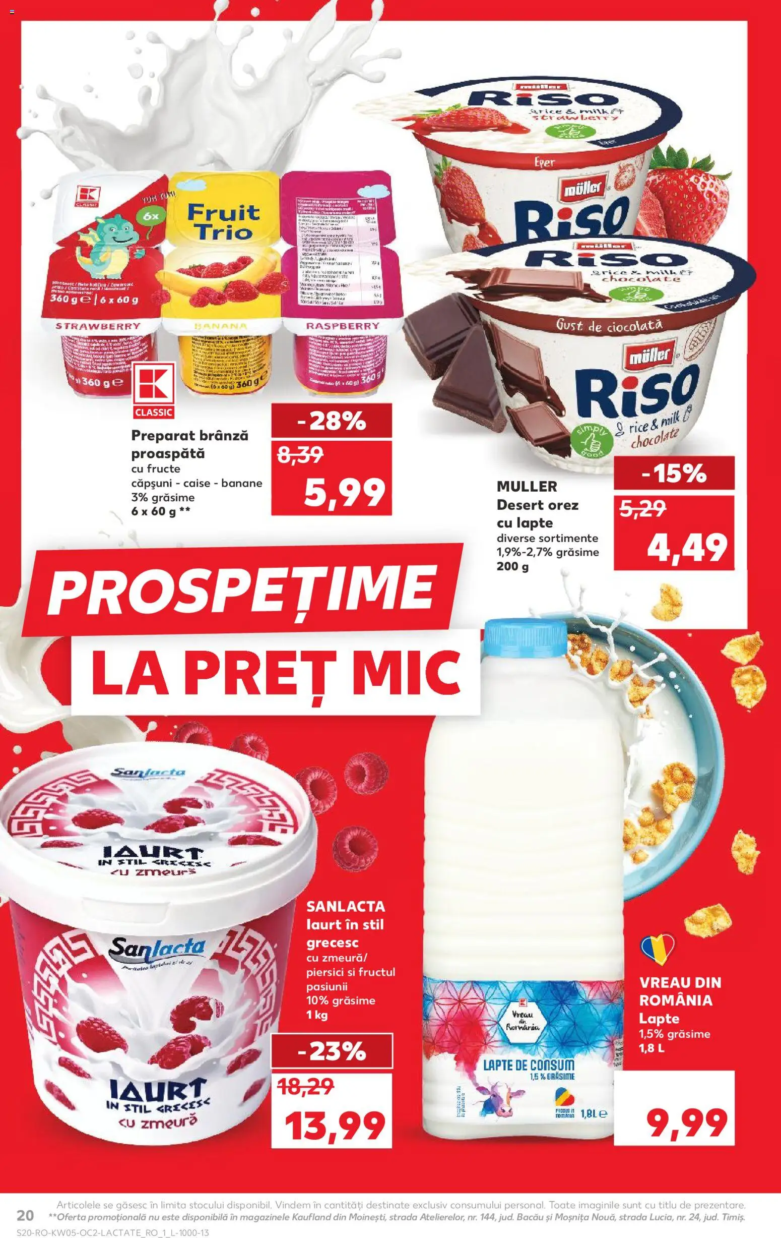Catalog Kaufland 28 Ianuarie - 2 Februarie 2026 | Pagina 20 | Produse: Lapte, Iaurt, Banane, Căpșuni