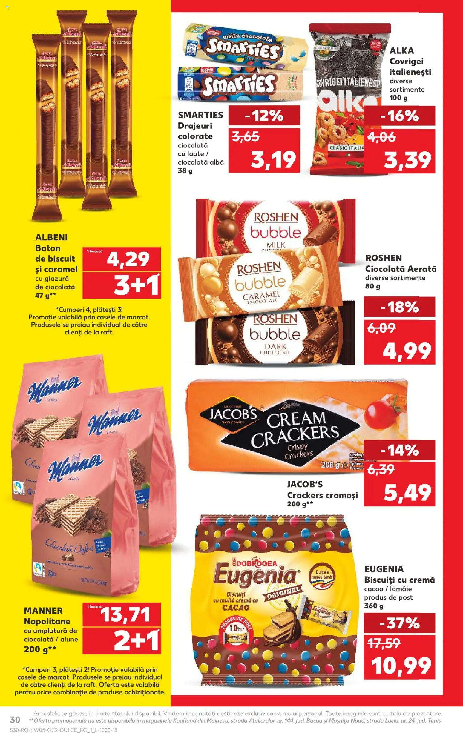 Catalog Kaufland 28 Ianuarie - 2 Februarie 2026 | Pagina 30 | Produse: Alune, Lapte, Cremă, Ciocolată