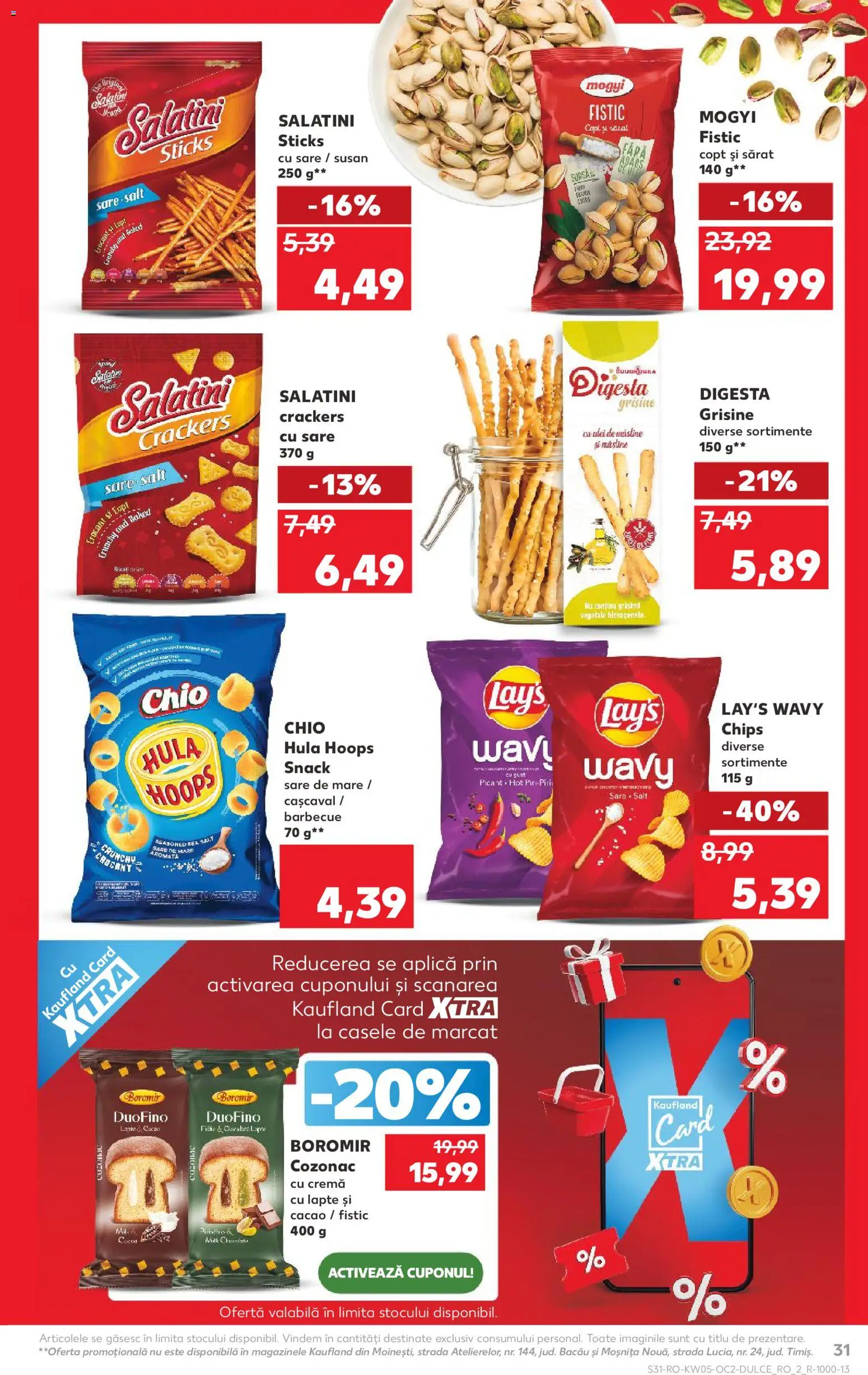 Catalog Kaufland 28 Ianuarie - 2 Februarie 2026 | Pagina 31 | Produse: Cașcaval, Lapte, Cremă, Fistic