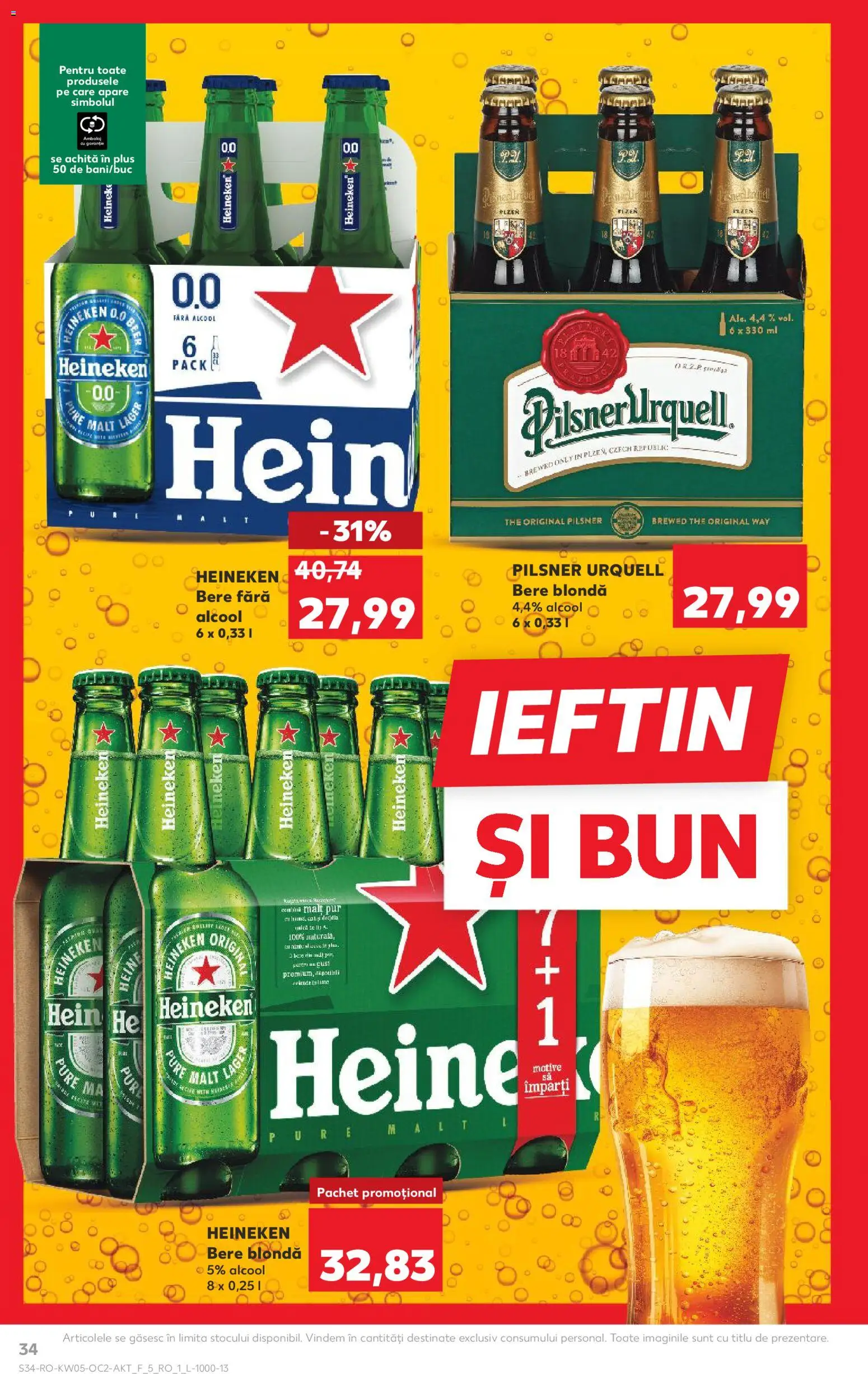 Catalog Kaufland 28 Ianuarie - 2 Februarie 2026 | Pagina 34 | Produse: Bere