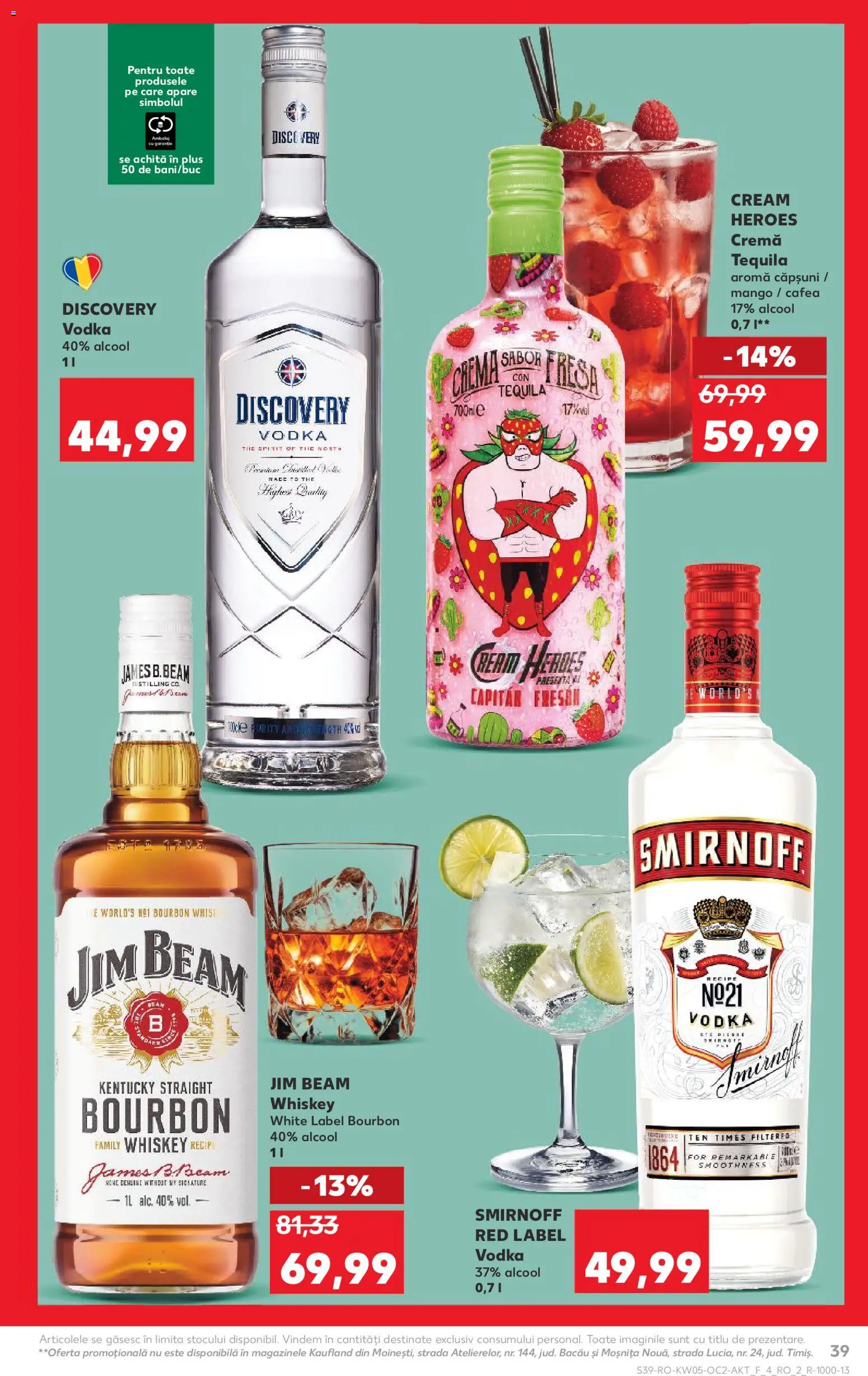 Catalog Kaufland 28 Ianuarie - 2 Februarie 2026 | Pagina 39 | Produse: Cremă, Cafea, Vodka, Mango