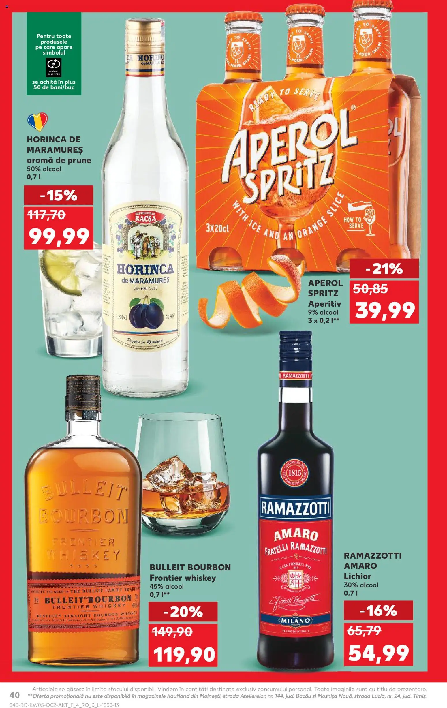 Catalog Kaufland 28 Ianuarie - 2 Februarie 2026 | Pagina 40 | Produse: Lichior, Prune, Bourbon, Whiskey