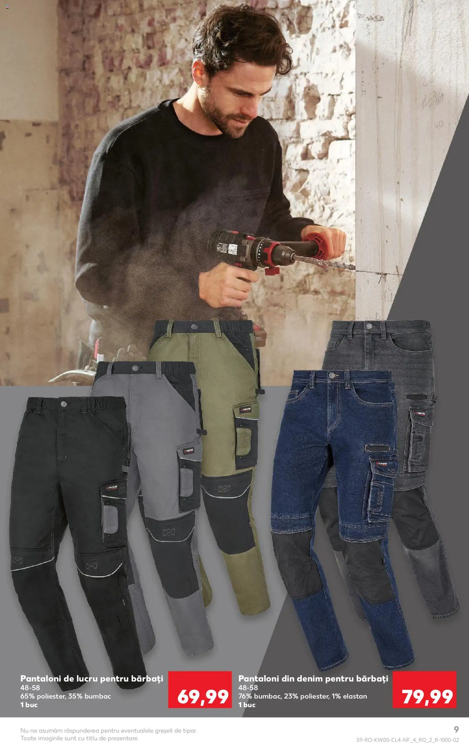 Catalog Kaufland 28 Ianuarie - 2 Februarie 2026 | Pagina 9 | Produse: Pantaloni