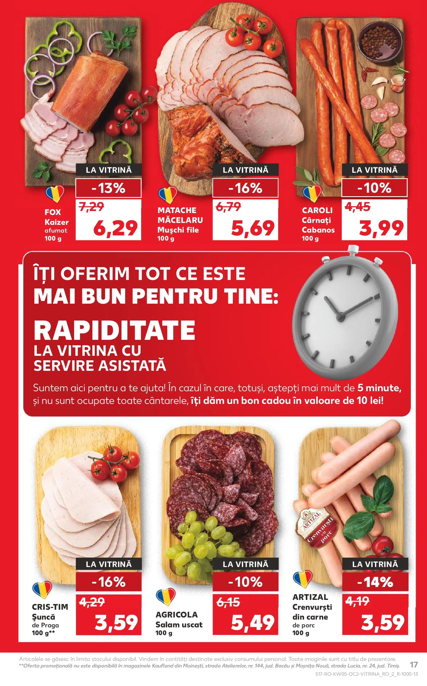 Catalog Kaufland 28 Ianuarie - 2 Februarie 2026 | Pagina 17 | Produse: Vitrină, Crenvurști, Șuncă, Carne De Porc
