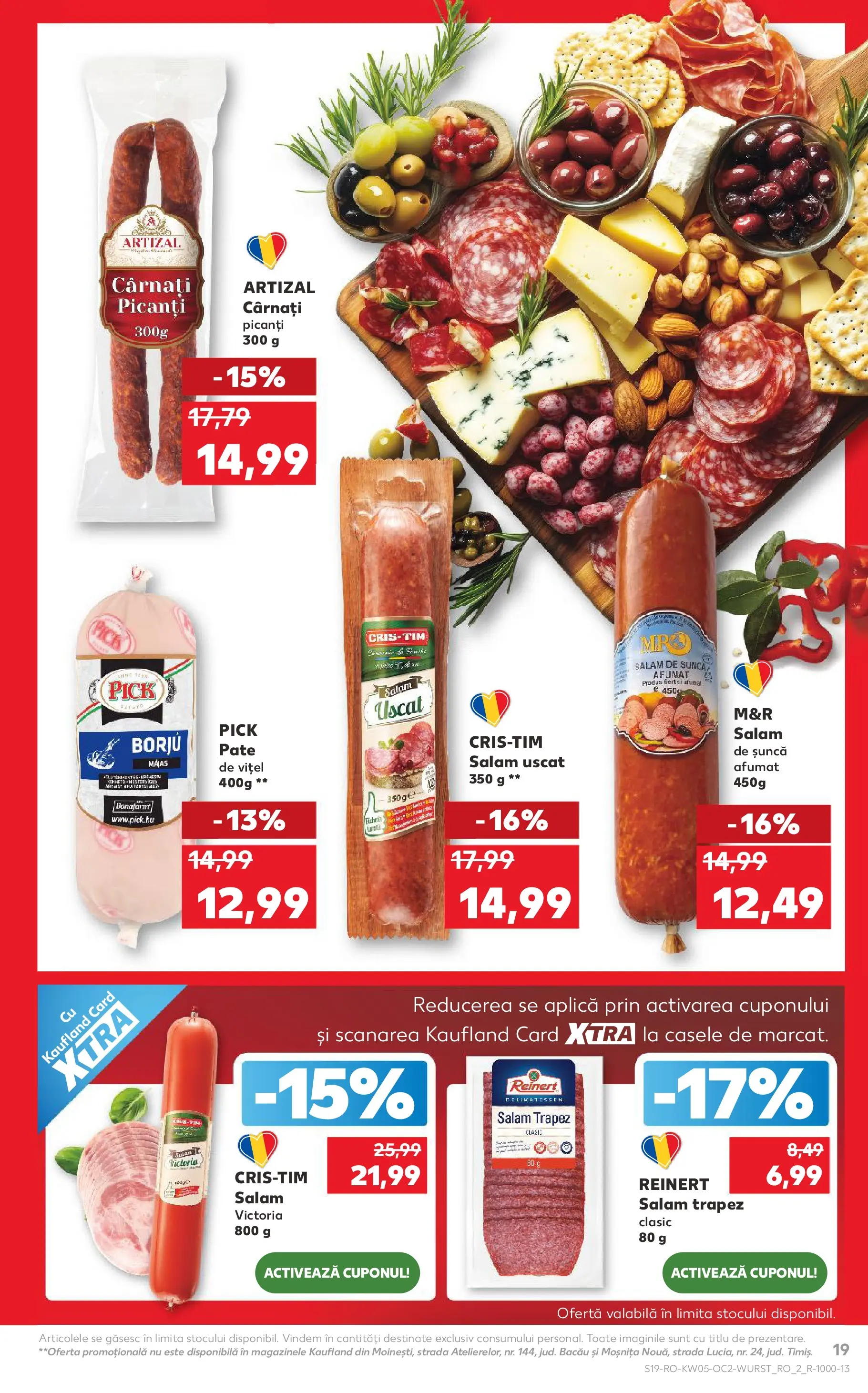Catalog Kaufland 28 Ianuarie - 2 Februarie 2026 | Pagina 19 | Produse: Pate, Salam, Șuncă, Cârnați