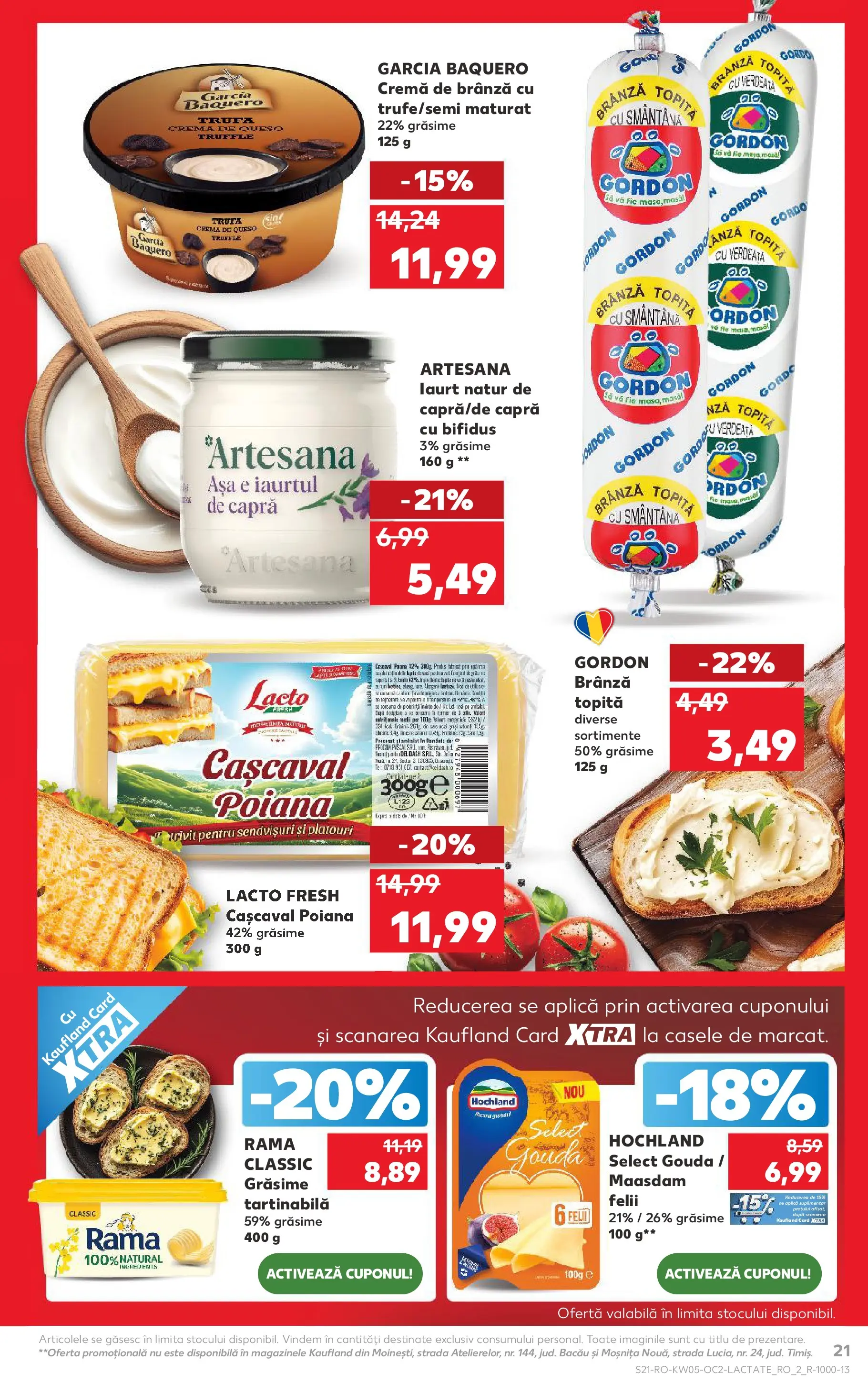 Catalog Kaufland 28 Ianuarie - 2 Februarie 2026 | Pagina 21 | Produse: Masă, Brânză, Cremă de brânză, Smântână
