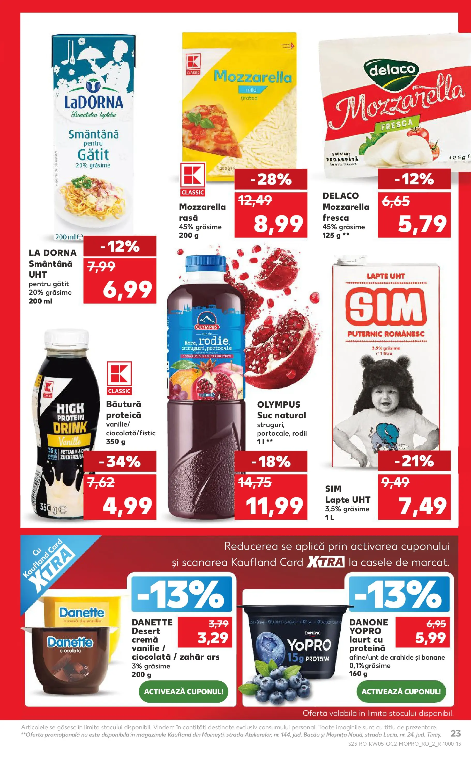Catalog Kaufland 28 Ianuarie - 2 Februarie 2026 | Pagina 23 | Produse: Cremă, Suc, Smântână, Zahăr
