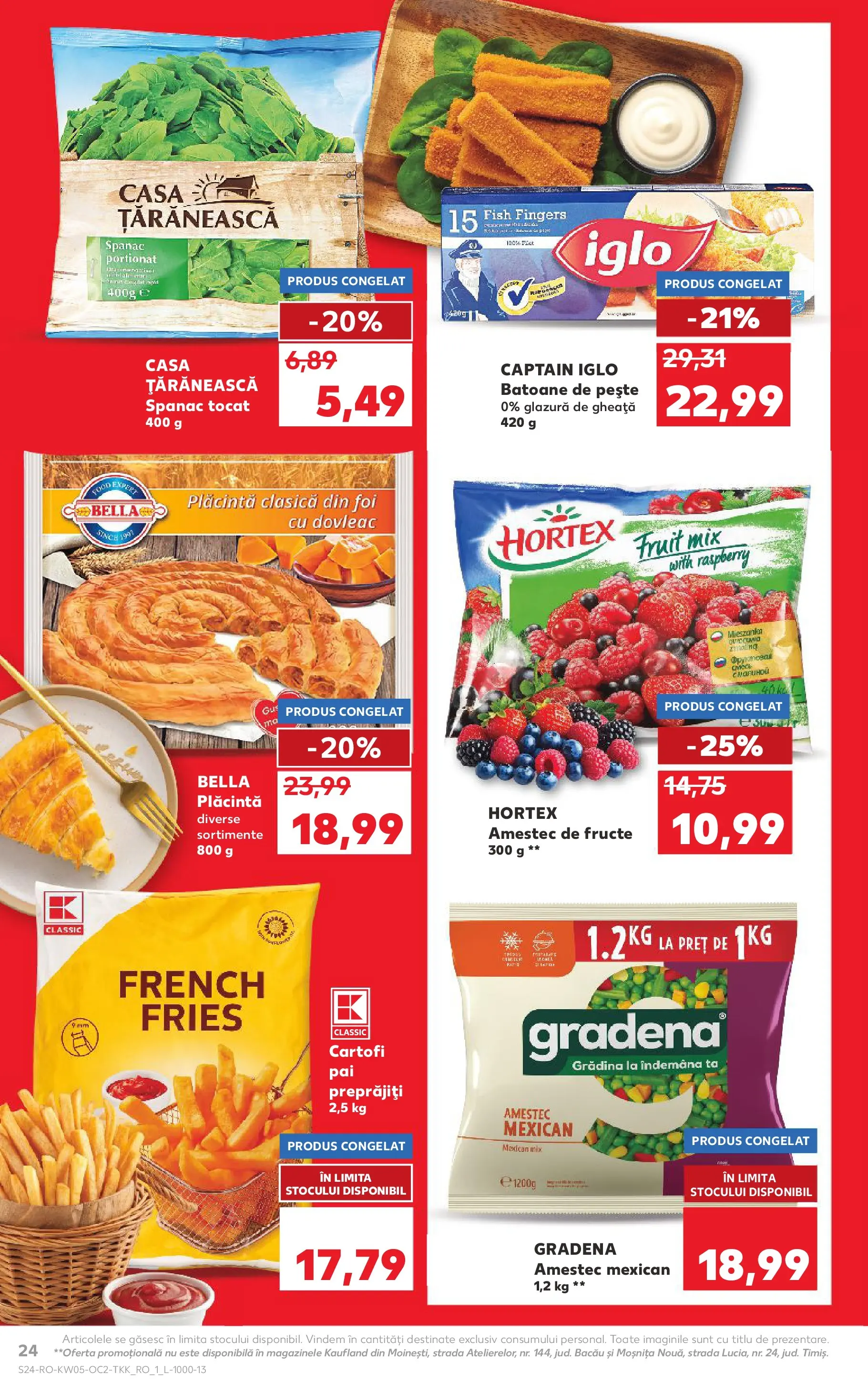 Catalog Kaufland 28 Ianuarie - 2 Februarie 2026 | Pagina 24 | Produse: Marker kalem, Plăcintă, Pește, Fructe
