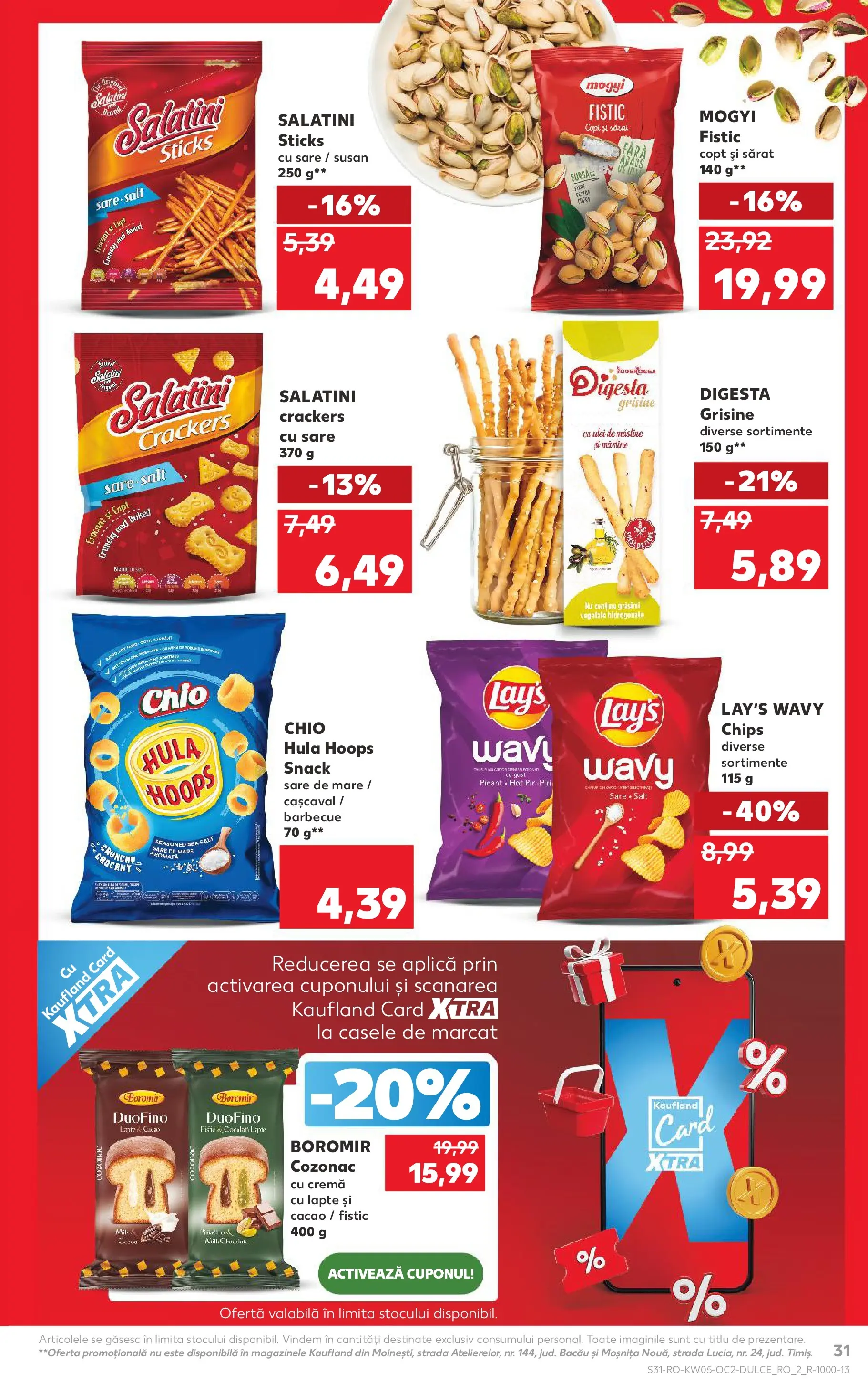 Catalog Kaufland 28 Ianuarie - 2 Februarie 2026 | Pagina 31 | Produse: Lapte, Cremă, Fistic, Sare