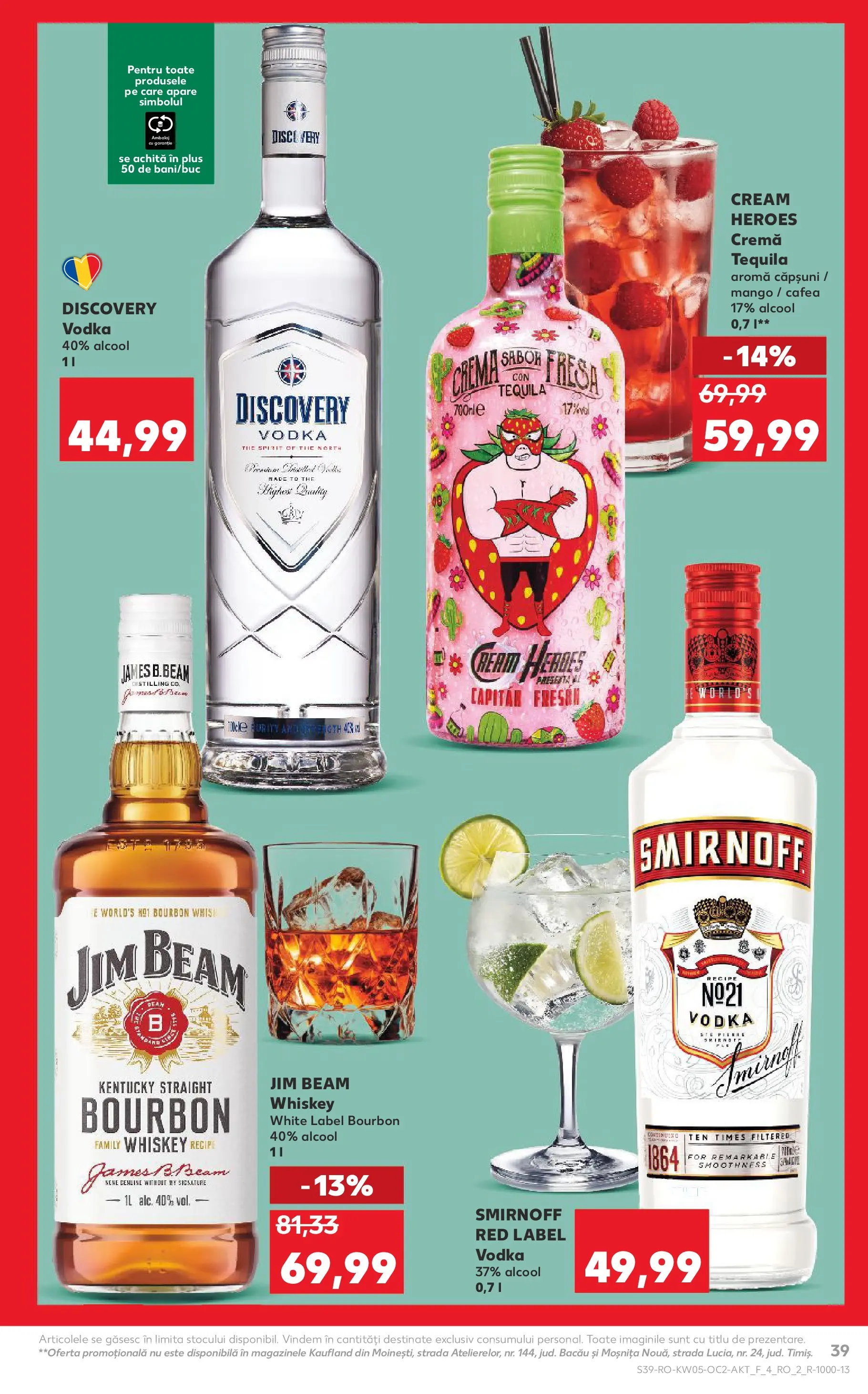Catalog Kaufland 28 Ianuarie - 2 Februarie 2026 | Pagina 39 | Produse: Bourbon, Căpșuni, Whiskey, Mango