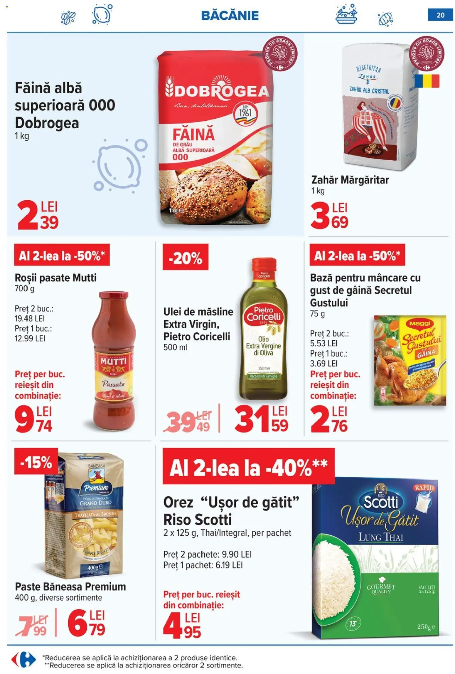 Catalog Carrefour 28 Ianuarie - 2 Februarie 2026 | Pagina 20 | Produse: Măsline, Făină, Roșii, Orez