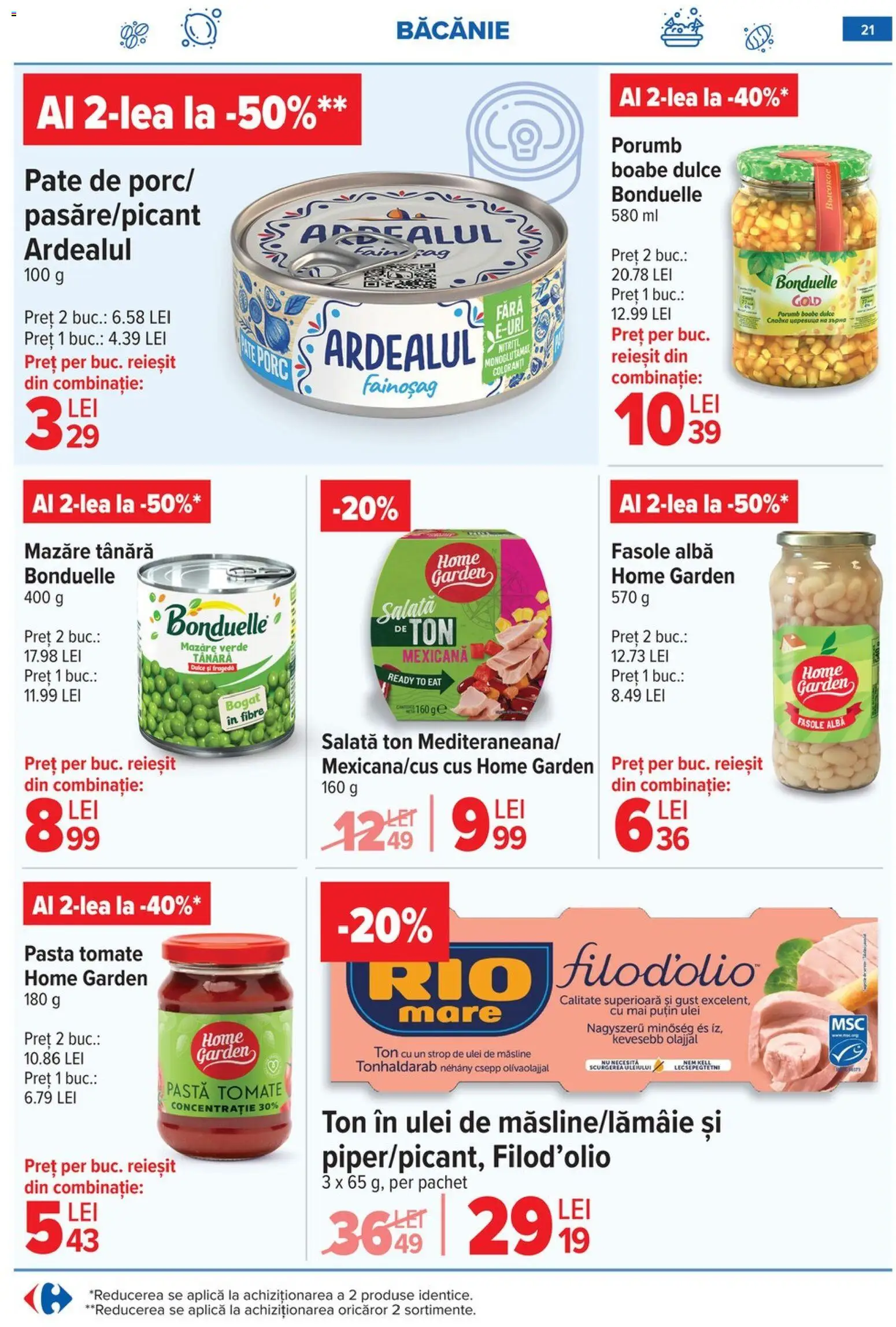 Catalog Carrefour 28 Ianuarie - 2 Februarie 2026 | Pagina 21 | Produse: Pate, Ulei, Salată, Fasole albă