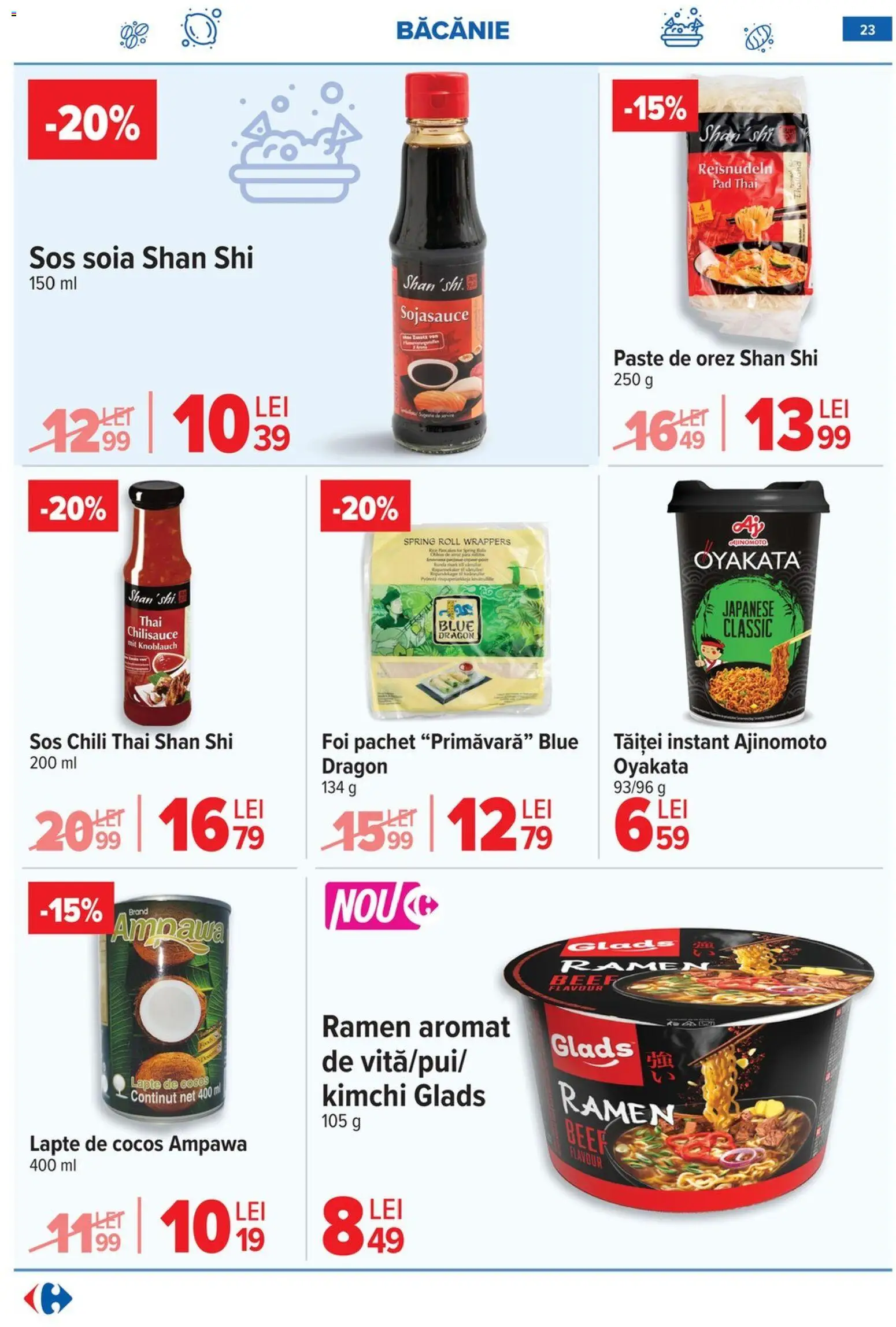 Catalog Carrefour 28 Ianuarie - 2 Februarie 2026 | Pagina 23 | Produse: Liqueur, Lapte, Paste, Sos