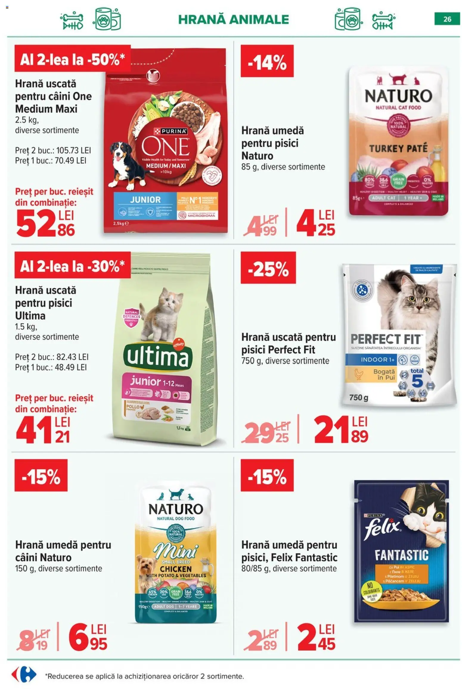 Catalog Carrefour 28 Ianuarie - 2 Februarie 2026 | Pagina 26 | Produse: Hacıyatmaz Kedi Oyuncağı, Pate