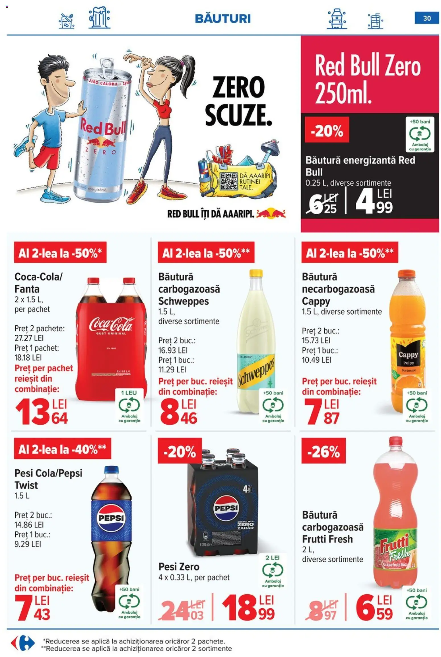 Catalog Carrefour 28 Ianuarie - 2 Februarie 2026 | Pagina 30 | Produse: Köpek Sabunu, Amerikan servis, Băutură energizantă