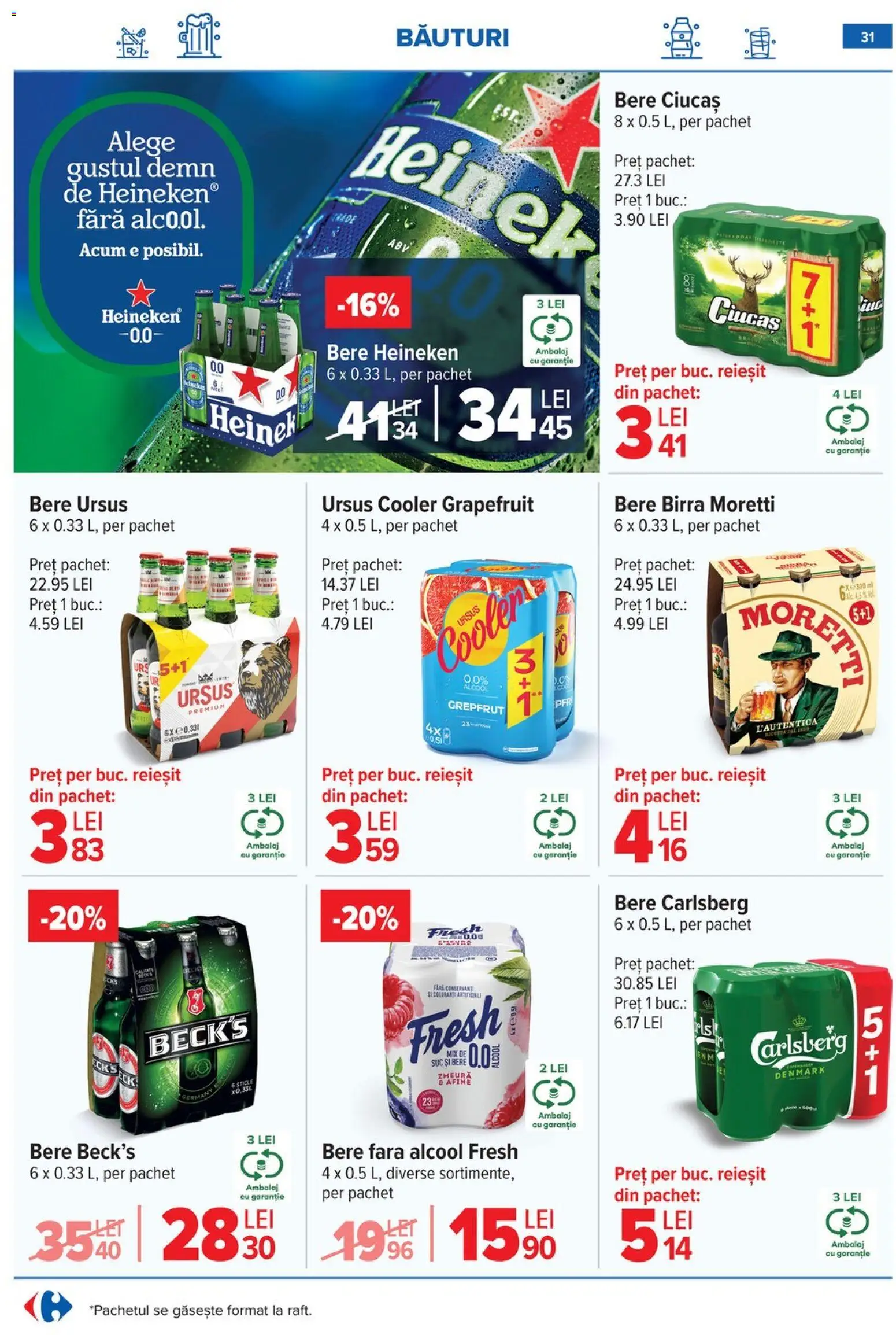 Catalog Carrefour 28 Ianuarie - 2 Februarie 2026 | Pagina 31 | Produse: Afine, Zmeură, Suc, Grepfrut