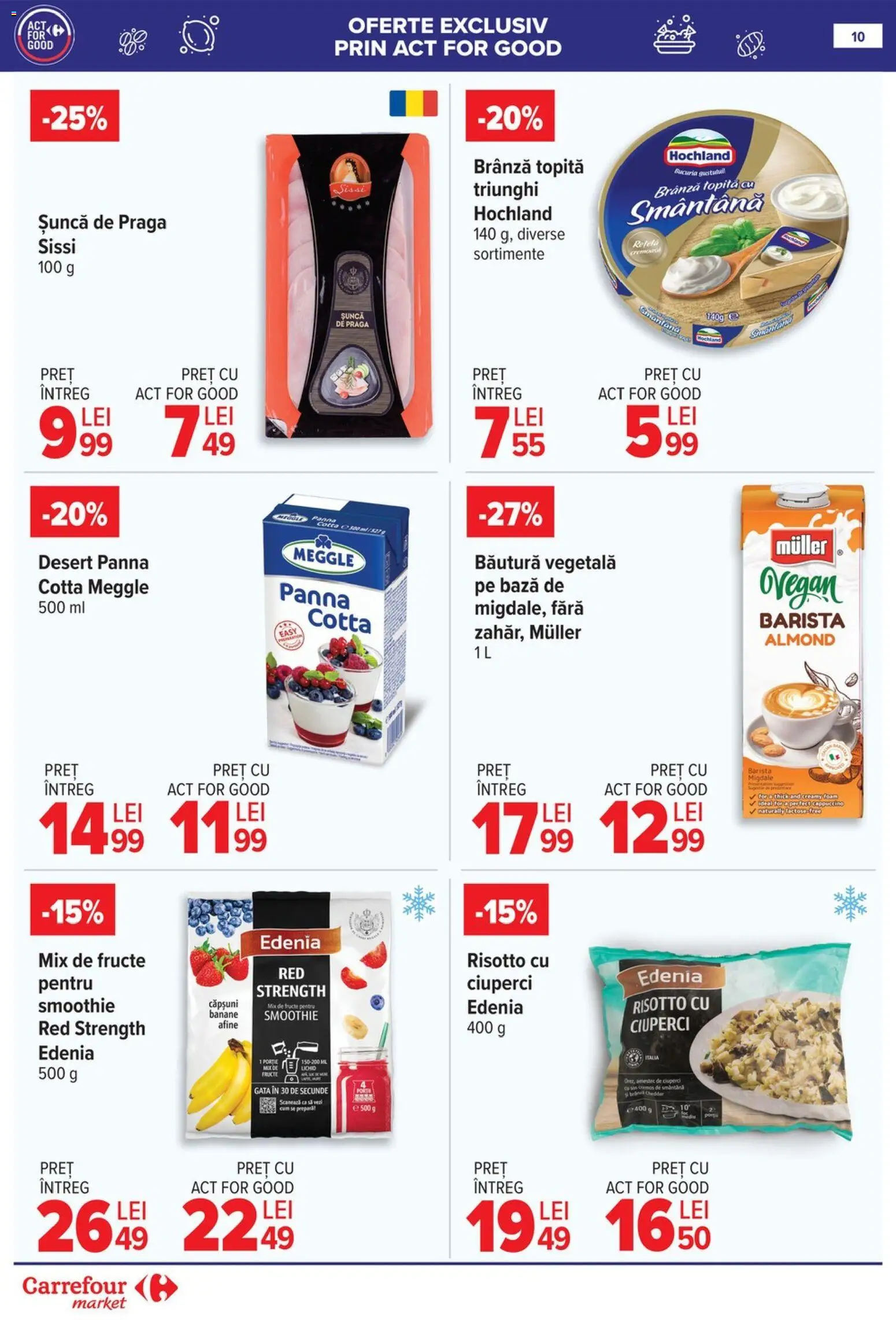 Catalog Carrefour 28 Ianuarie - 2 Februarie 2026 | Pagina 10 | Produse: Brânză, Căpșuni, Smoothie, Fructe