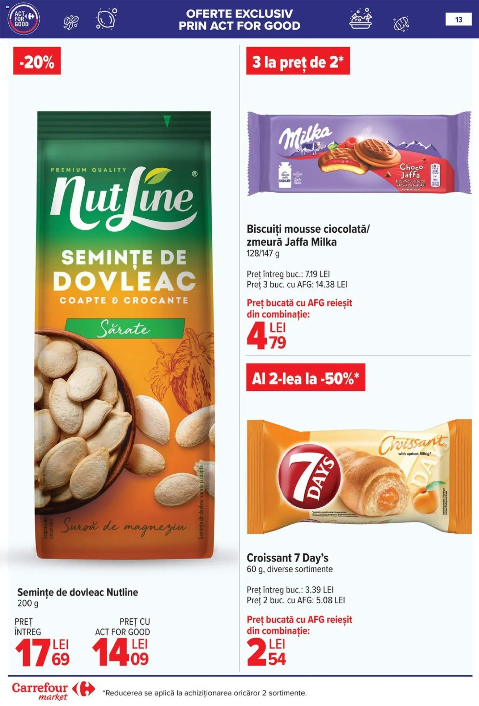 Catalog Carrefour 28 Ianuarie - 2 Februarie 2026 | Pagina 13 | Produse: Dovleac, Zmeură, Semințe, Biscuiți