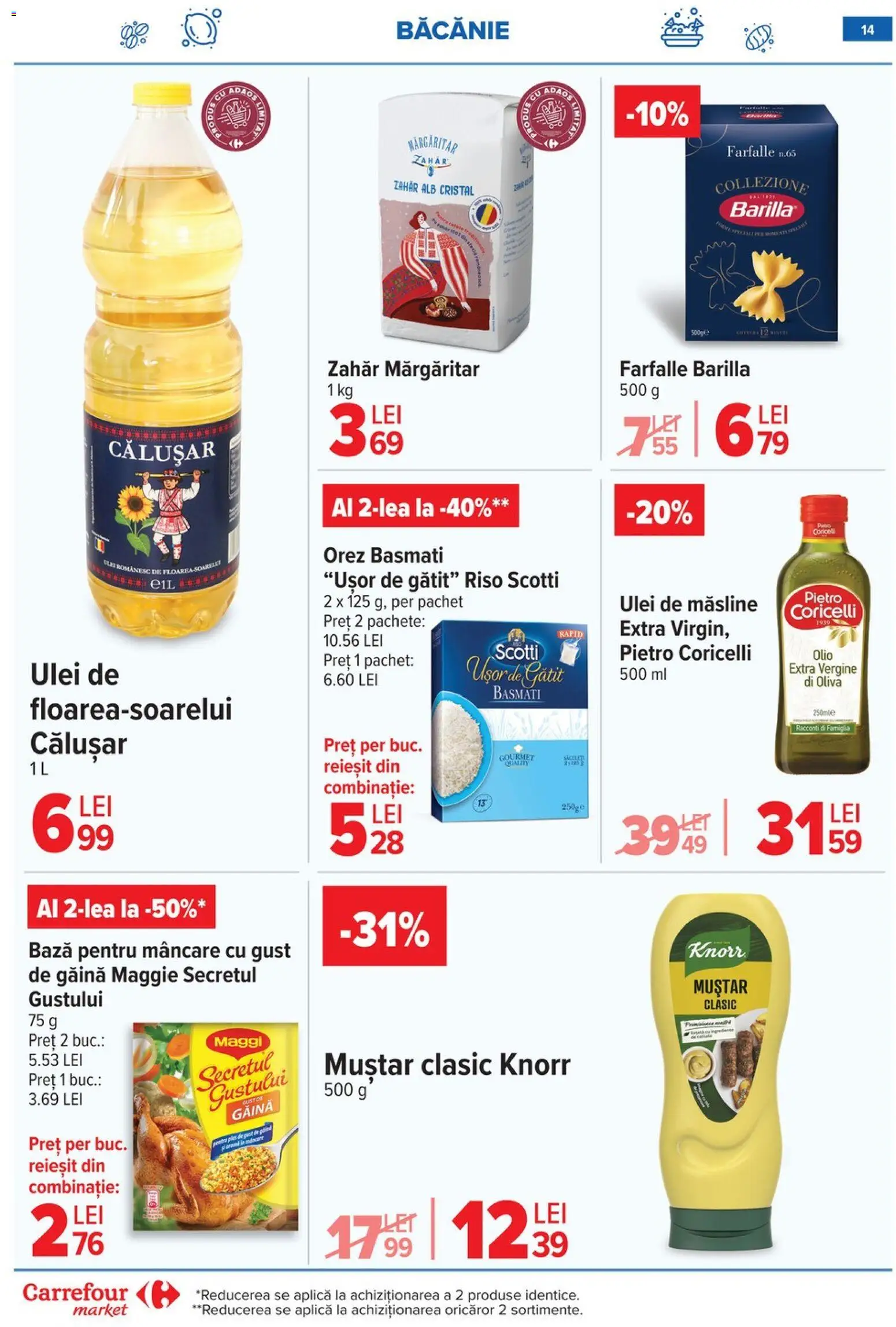 Catalog Carrefour 28 Ianuarie - 2 Februarie 2026 | Pagina 14 | Produse: Măsline, Orez, Muștar, Zahăr