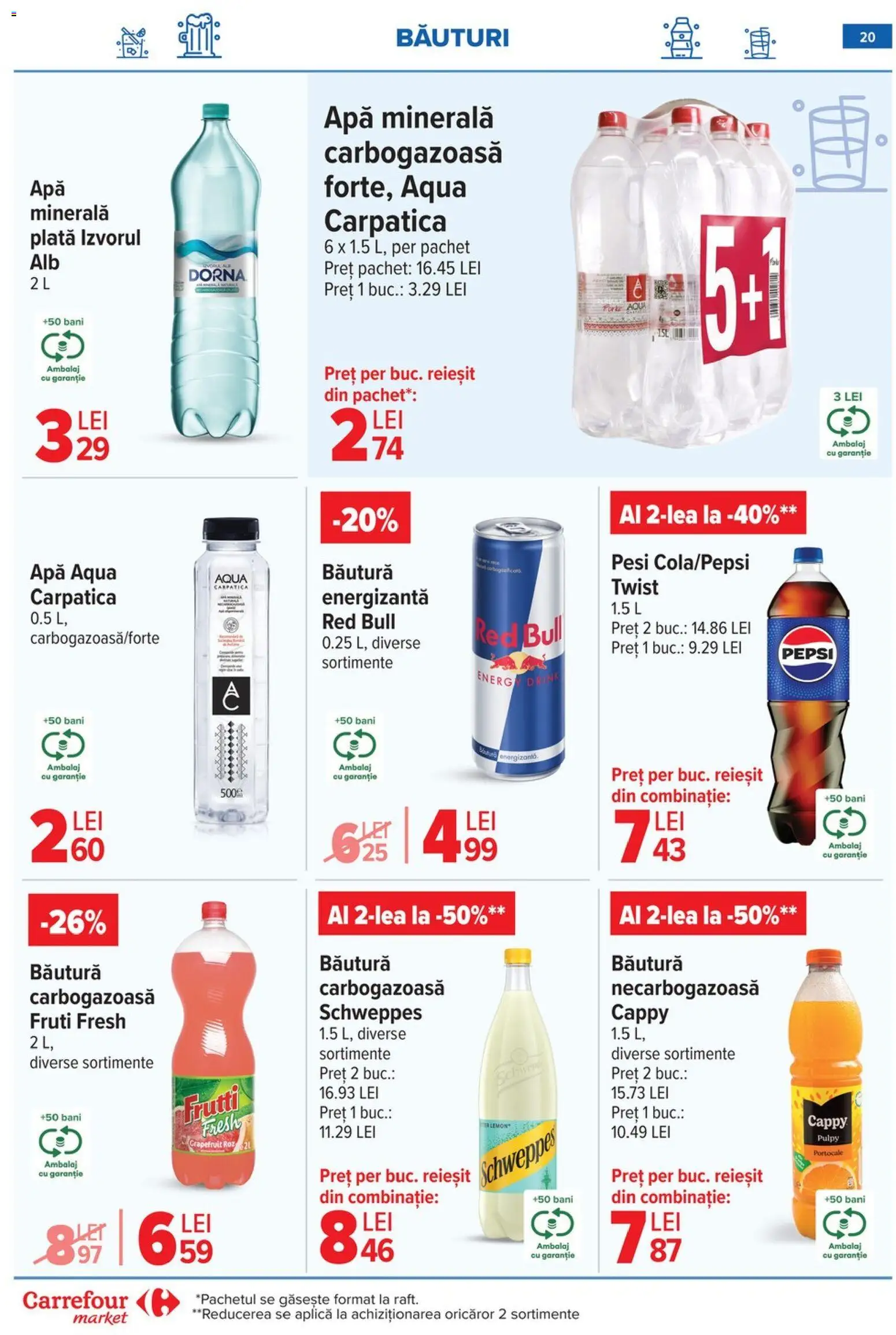 Catalog Carrefour 28 Ianuarie - 2 Februarie 2026 | Pagina 20 | Produse: Yazı tahtası kalemi, Köpek Sabunu, Portocale, Apă