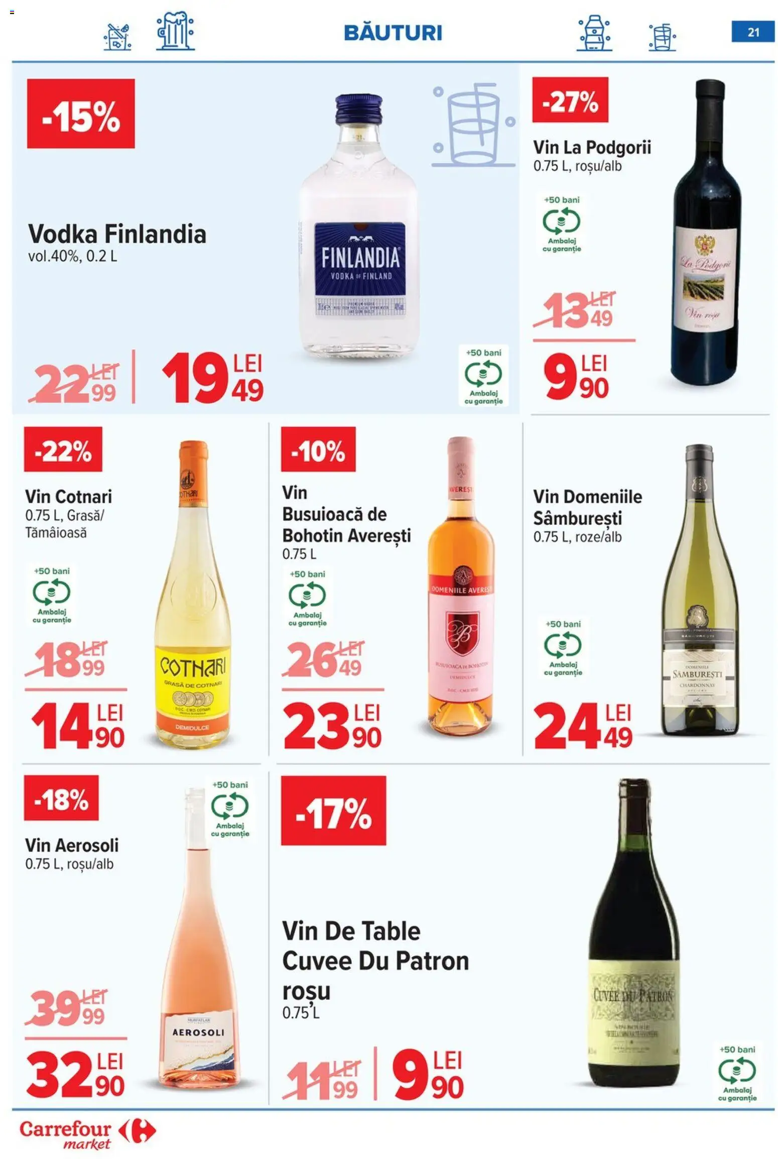 Catalog Carrefour 28 Ianuarie - 2 Februarie 2026 | Pagina 21 | Produse: Vin, Vodka