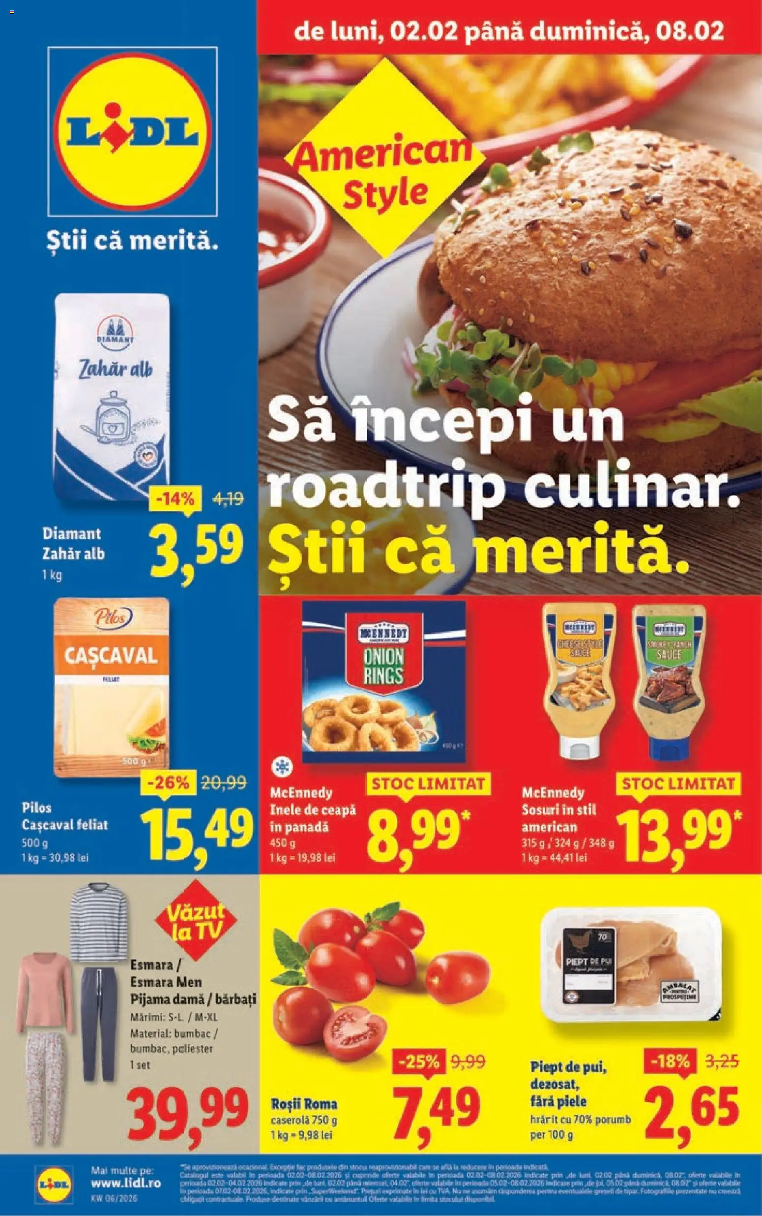Catalog LIDL 2 - 7 Februarie 2026 | Pagina 1 | Produse: Delgeç, Hacıyatmaz Kedi Oyuncağı, Roșii, Zahăr