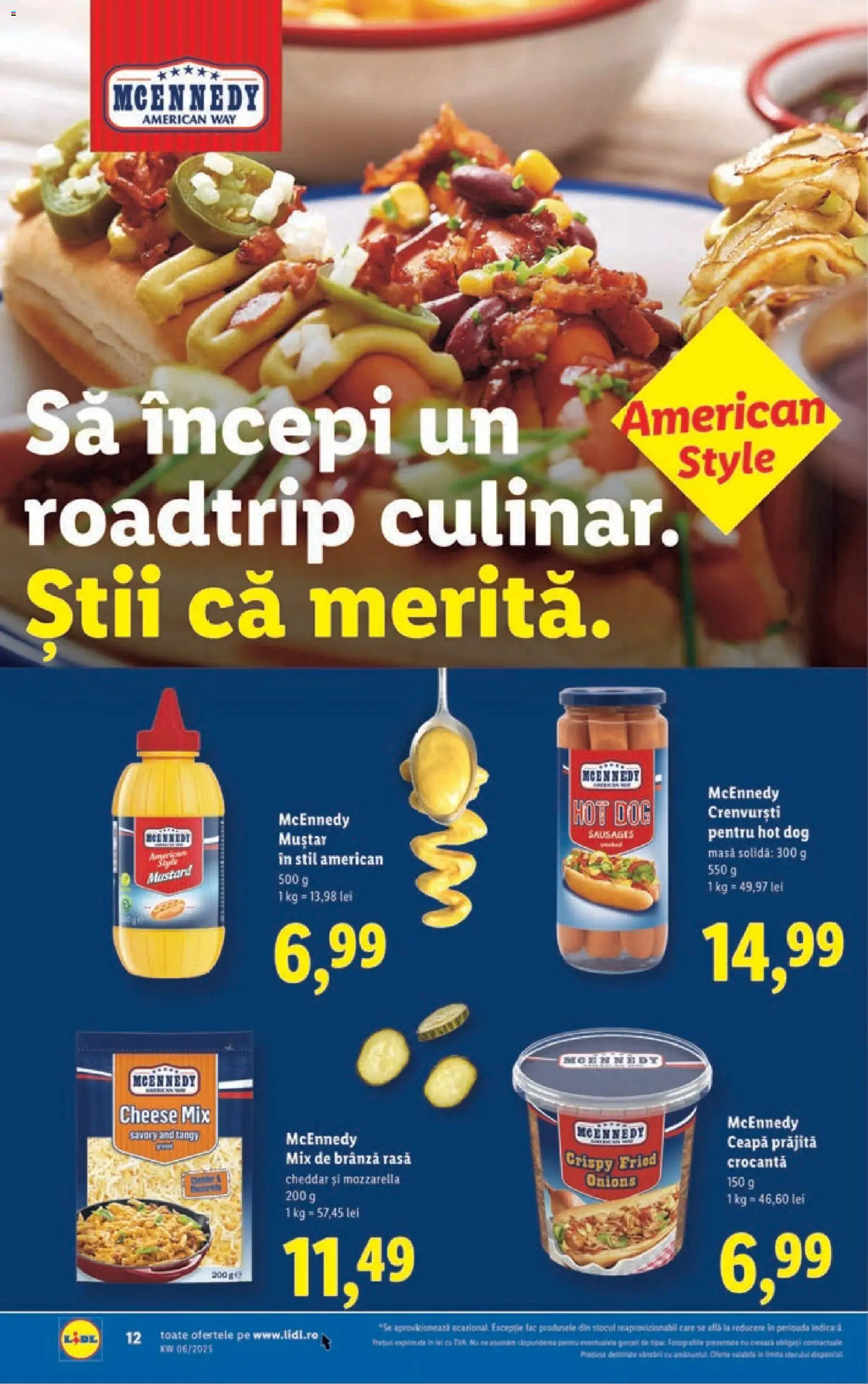Catalog LIDL 2 - 7 Februarie 2026 | Pagina 12 | Produse: Crenvurști, Mozzarella, Brânză, Ceapă