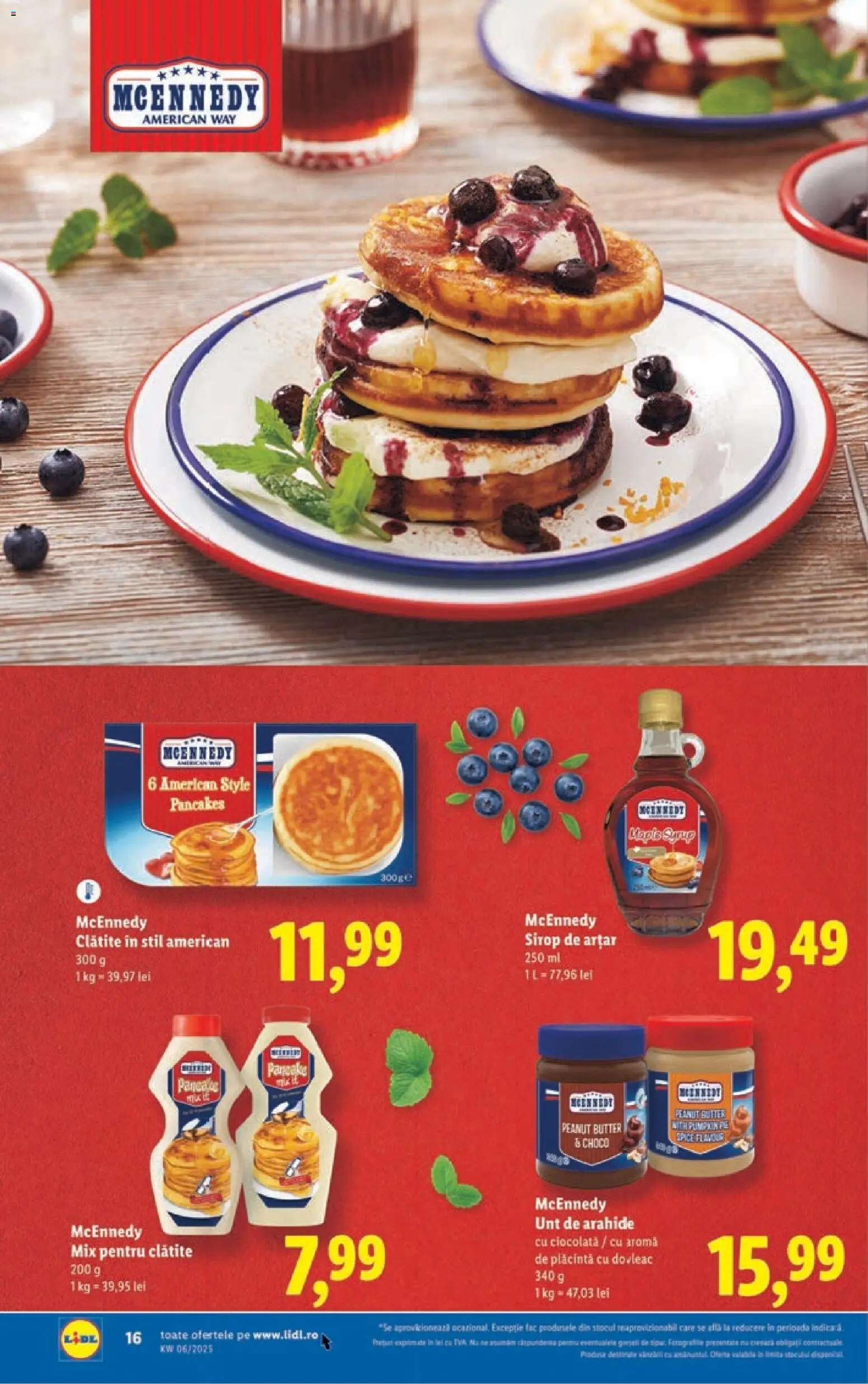 Catalog LIDL 2 - 7 Februarie 2026 | Pagina 16 | Produse: Clătite, Unt, Sirop de arțar, Sirop