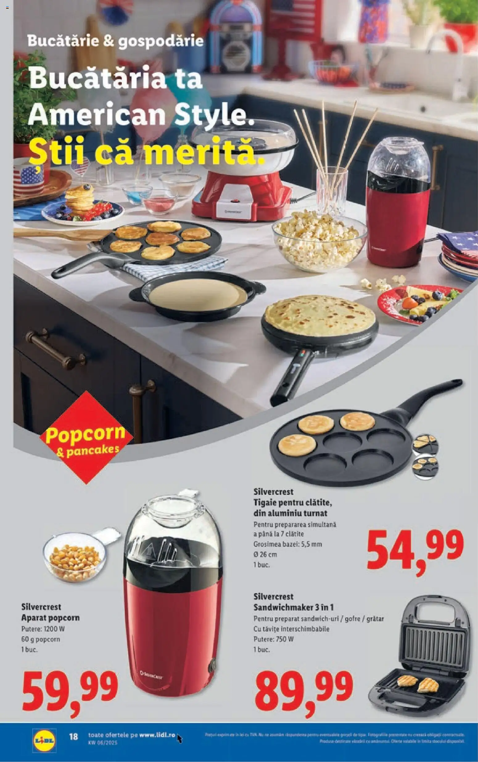 Catalog LIDL 2 - 7 Februarie 2026 | Pagina 18 | Produse: Sandwichmaker, Tigaie, Bucătărie, Clătite