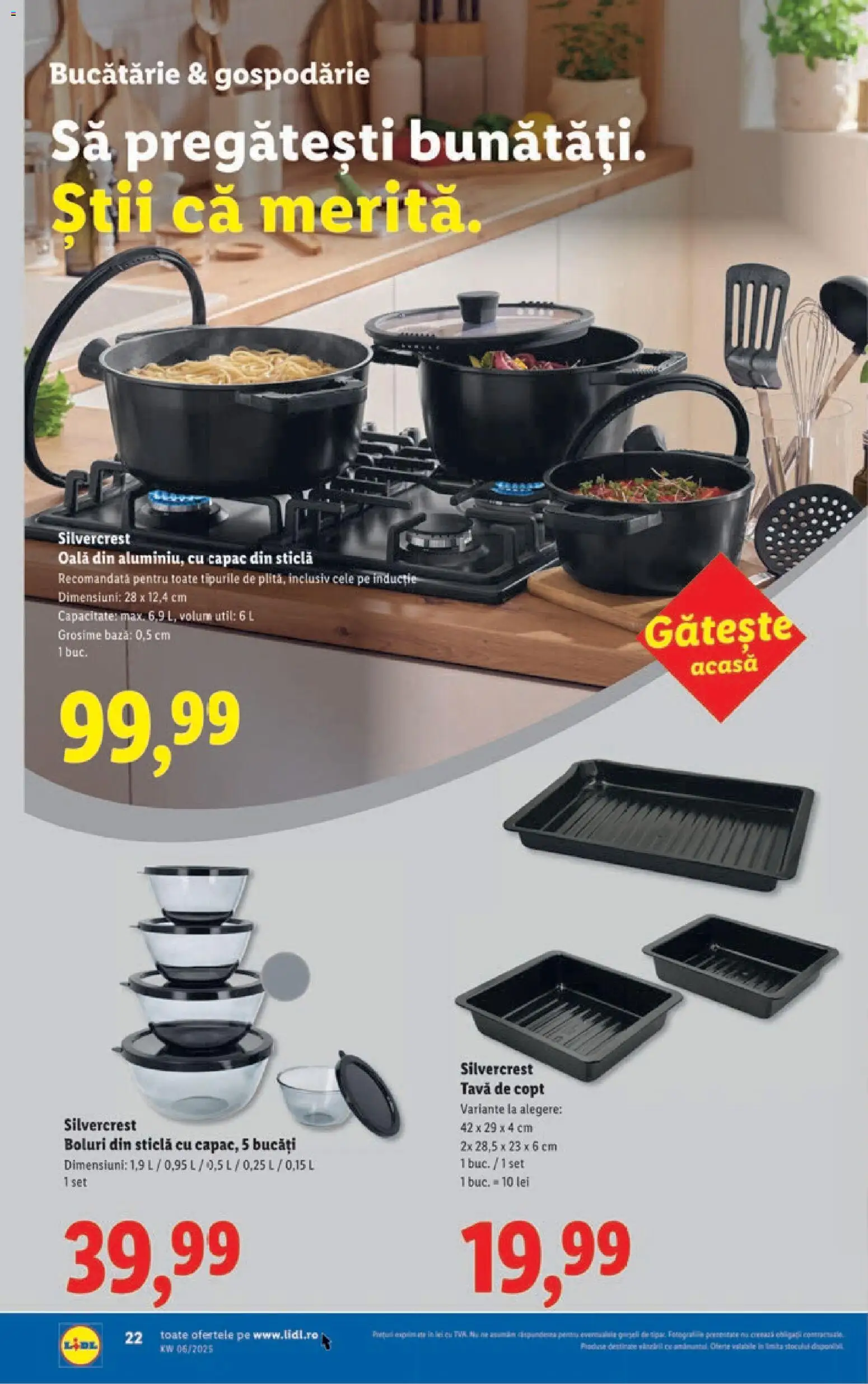 Catalog LIDL 2 - 7 Februarie 2026 | Pagina 22 | Produse: Tavă de copt, Oală, Bucătărie