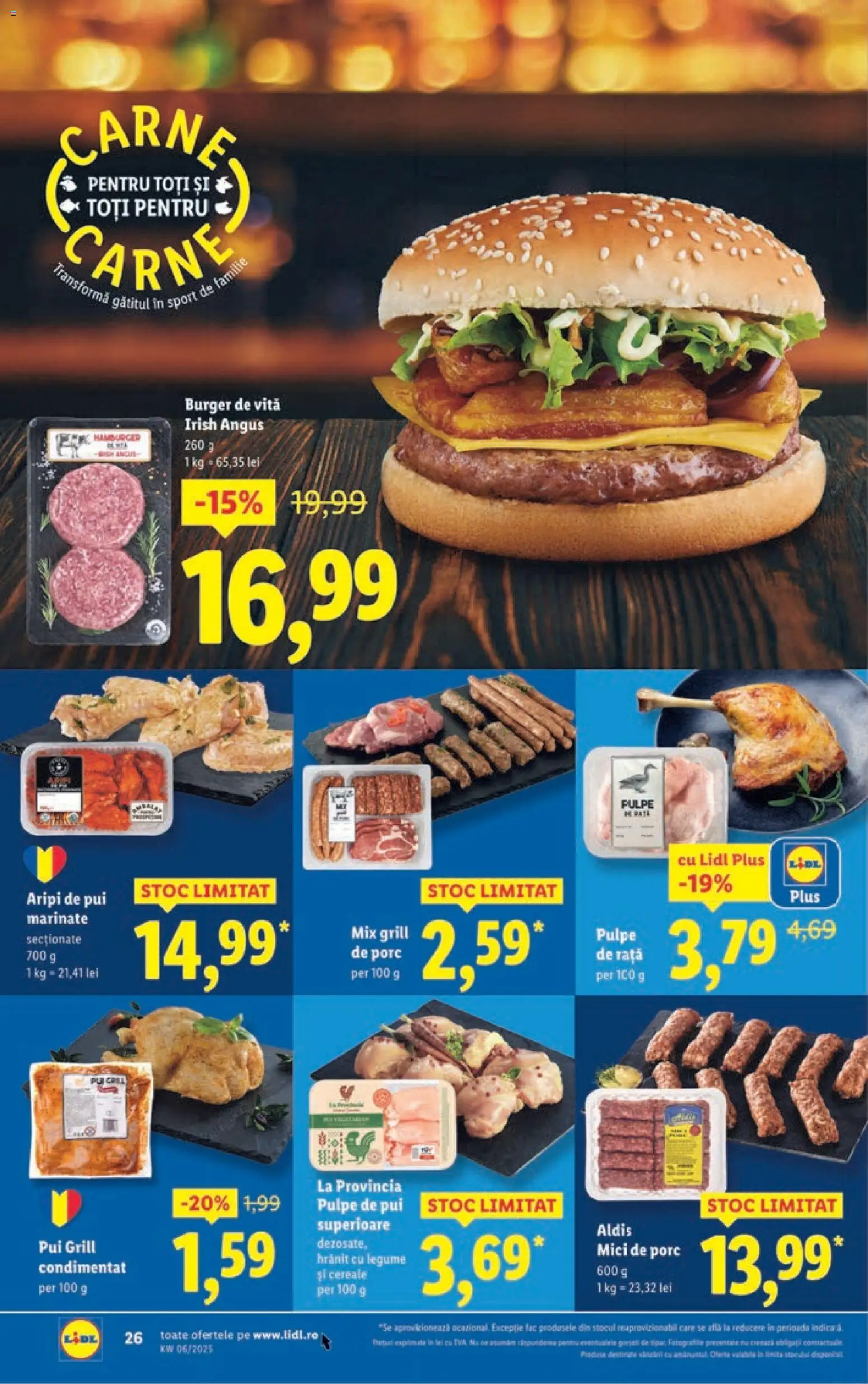 Catalog LIDL 2 - 7 Februarie 2026 | Pagina 26 | Produse: Rață, Cereale, Burger, Legume