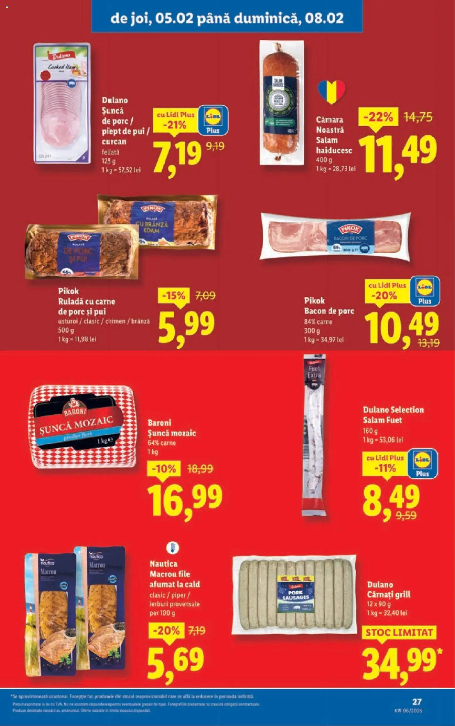 Catalog LIDL 2 - 7 Februarie 2026 | Pagina 27 | Produse: Grill, Bacon, Șuncă, Usturoi