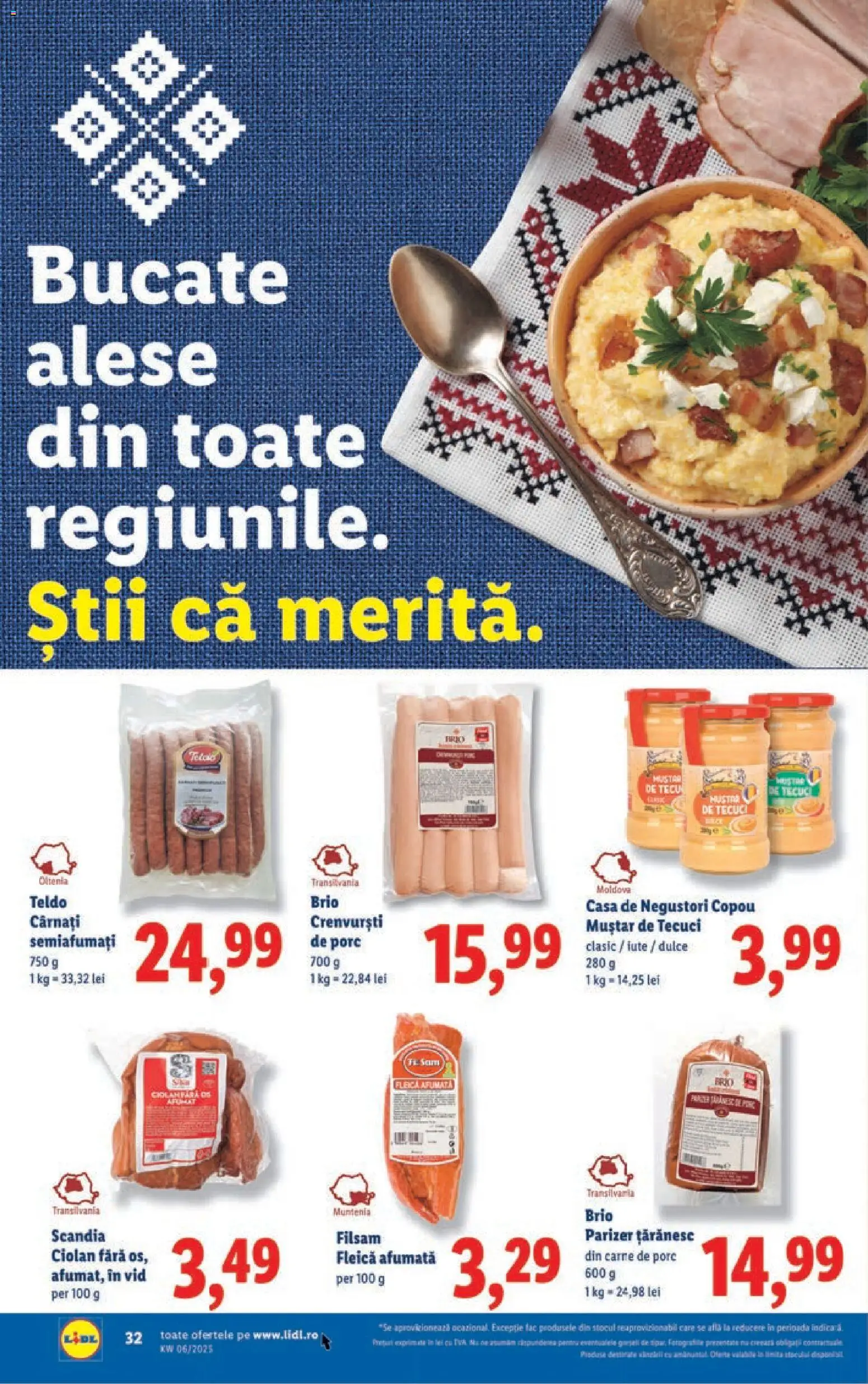 Catalog LIDL 2 - 7 Februarie 2026 | Pagina 32 | Produse: Crenvurști, Carne De Porc, Muștar, Fleică