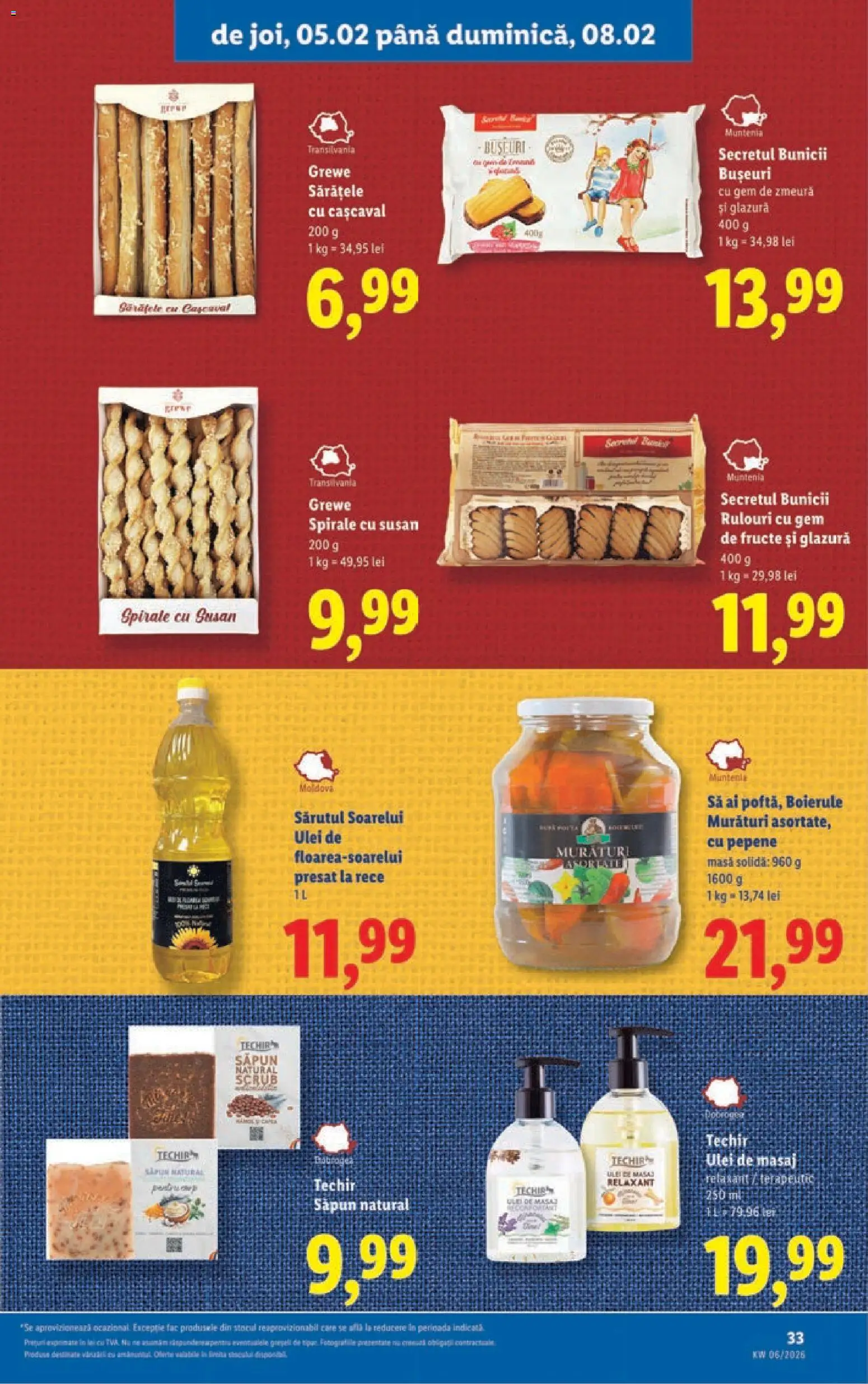 Catalog LIDL 2 - 7 Februarie 2026 | Pagina 33 | Produse: Zmeură, Gem, Ulei, Săpun