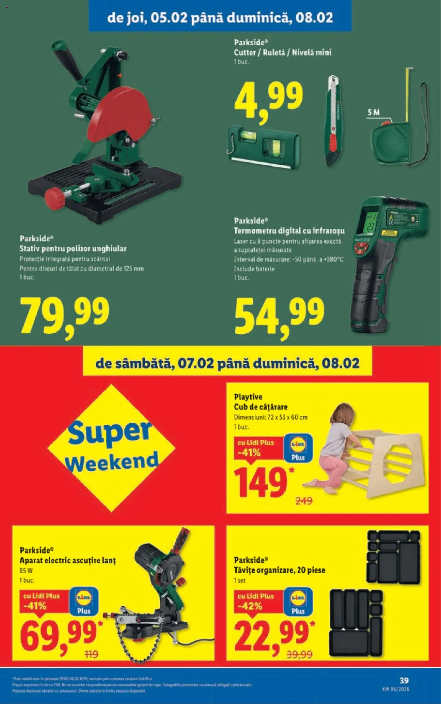 Catalog LIDL 2 - 7 Februarie 2026 | Pagina 39 | Produse: Cutter, Termometru, Polizor, Baterie