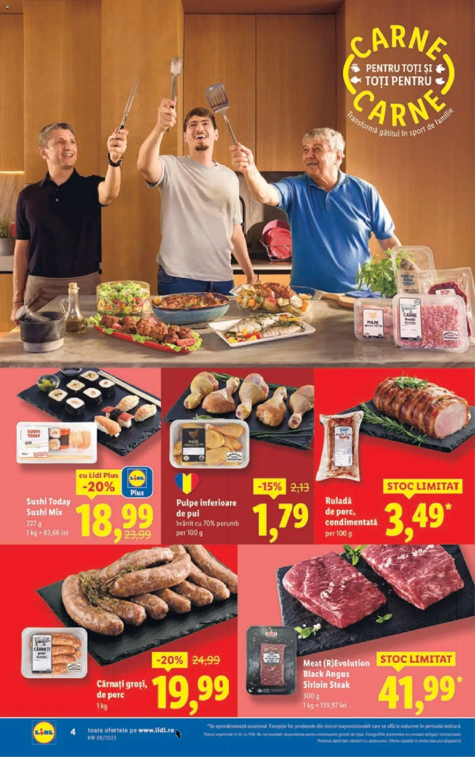 Catalog LIDL 2 - 7 Februarie 2026 | Pagina 4 | Produse: Hacıyatmaz Kedi Oyuncağı, Sushi, Porumb, Cârnați