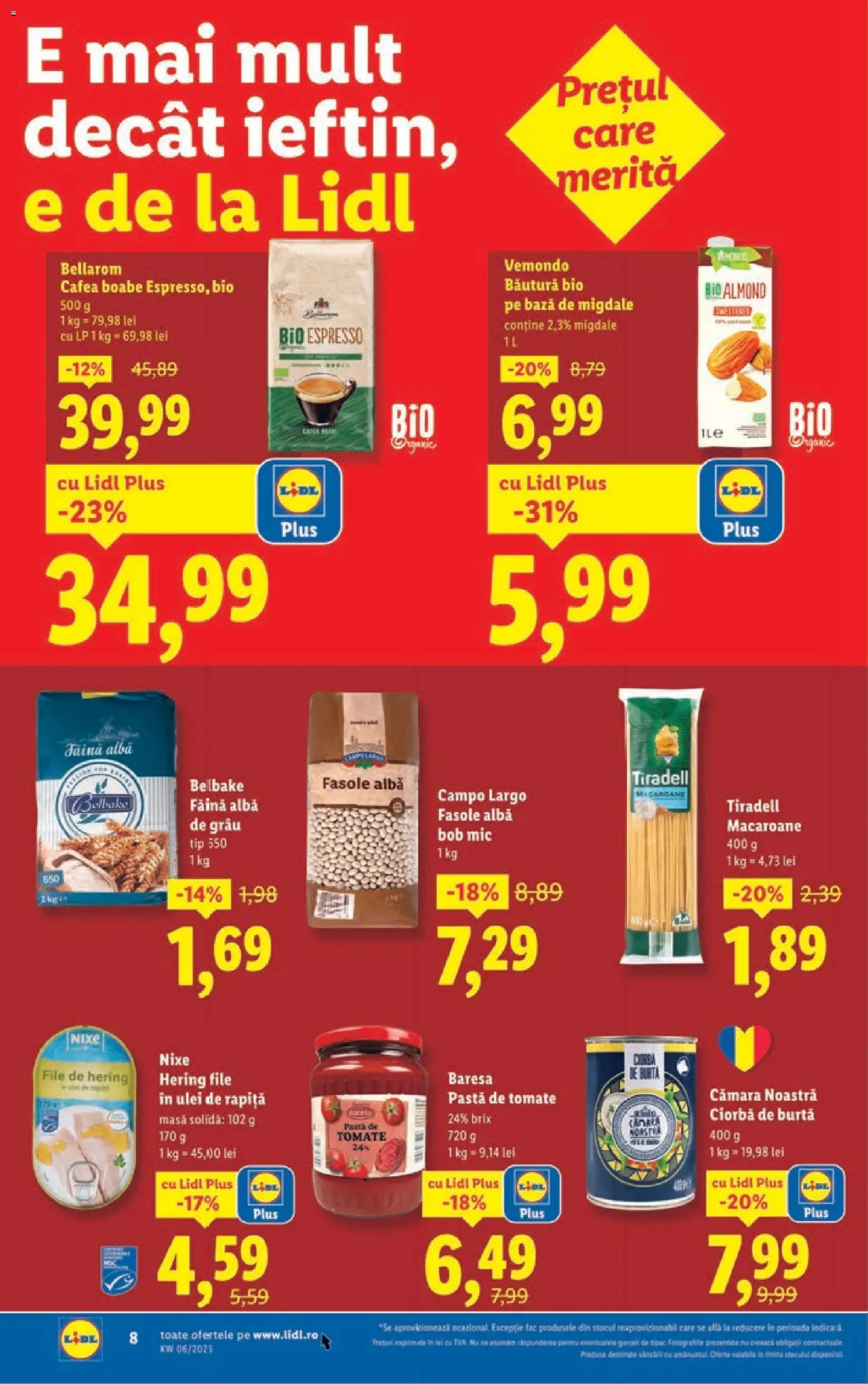 Catalog LIDL 2 - 7 Februarie 2026 | Pagina 8 | Produse: Şerit ödül, Masă, Ulei, Paste