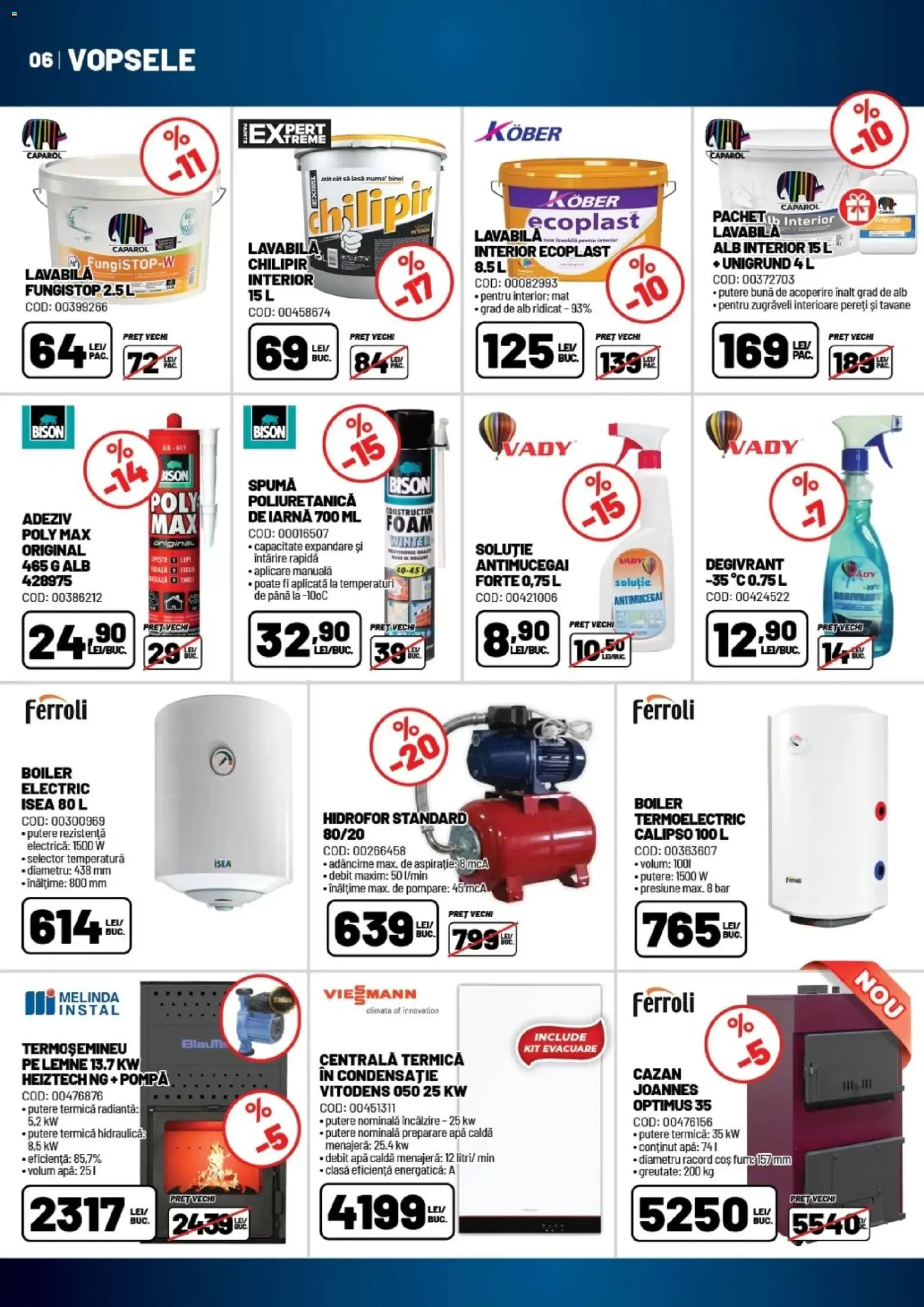 Catalog Ambient 27 Ianuarie - 24 Februarie 2026 | Pagina 6 | Produse: Coș, Türk kahvesi öğütme değirmeni, Adeziv, Apă